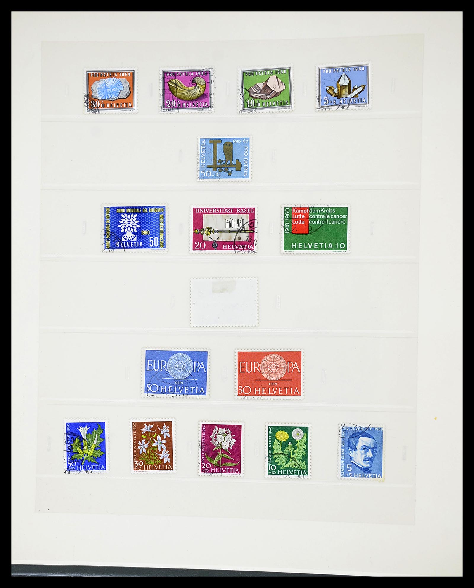34645 092 - Postzegelverzameling 34645 Zwitserland 1854-2007.