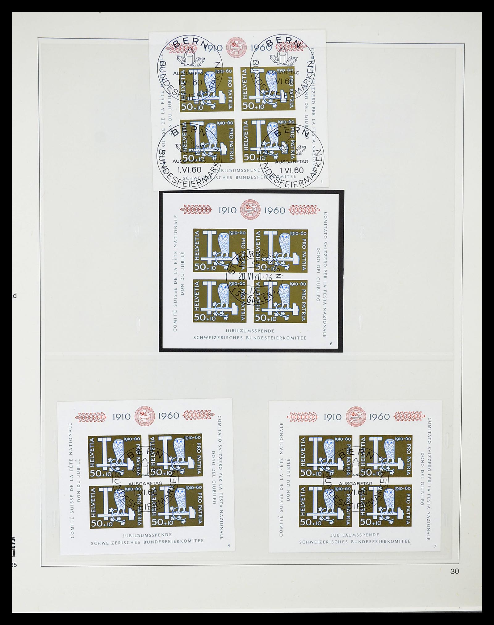 34645 093 - Postzegelverzameling 34645 Zwitserland 1854-2007.