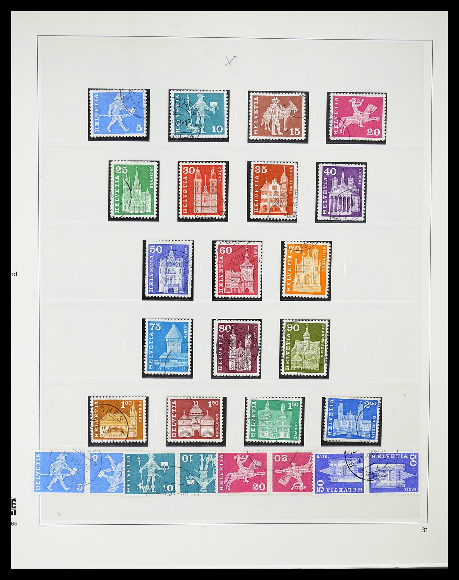 34645 094 - Stamp Collection 34645 Switzerland 1854-2007.