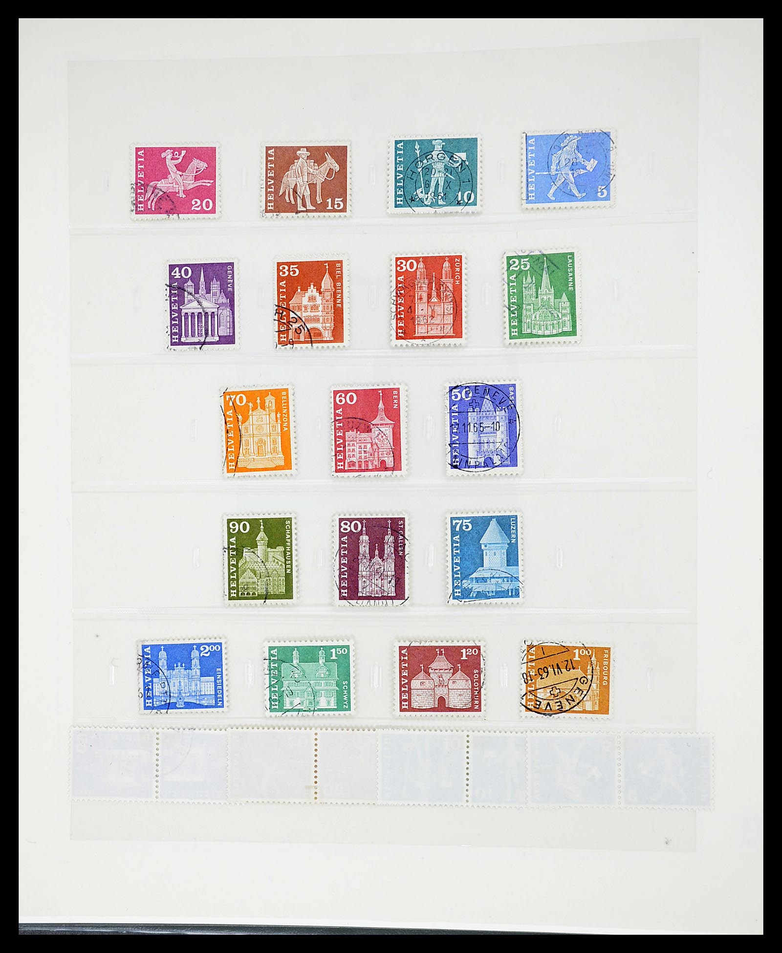 34645 095 - Stamp Collection 34645 Switzerland 1854-2007.