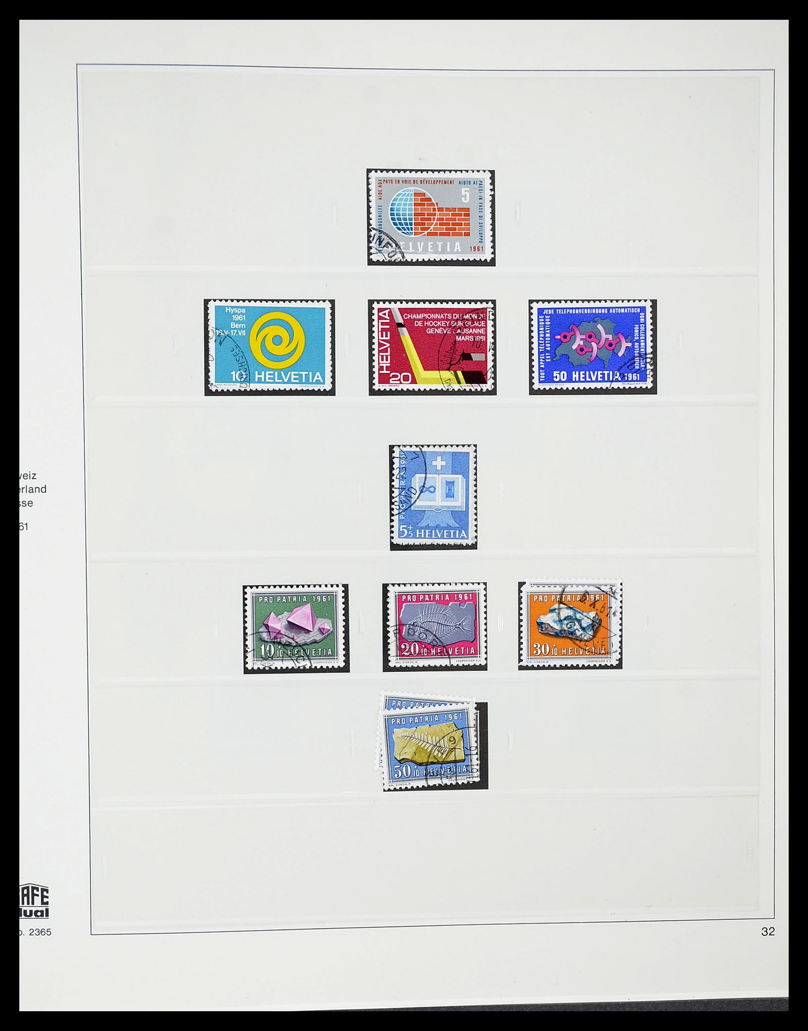 34645 097 - Stamp Collection 34645 Switzerland 1854-2007.
