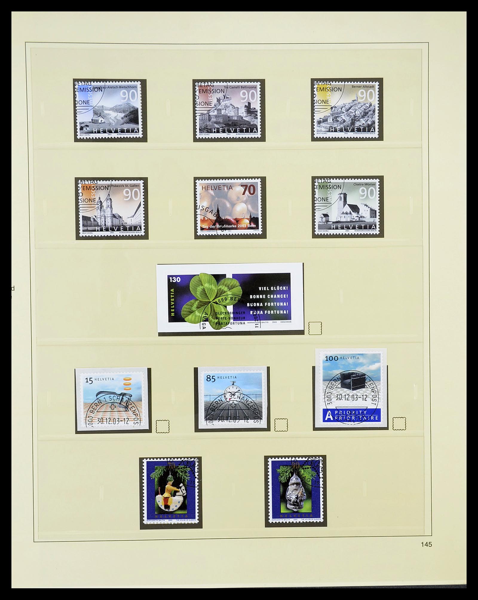34645 260 - Stamp Collection 34645 Switzerland 1854-2007.