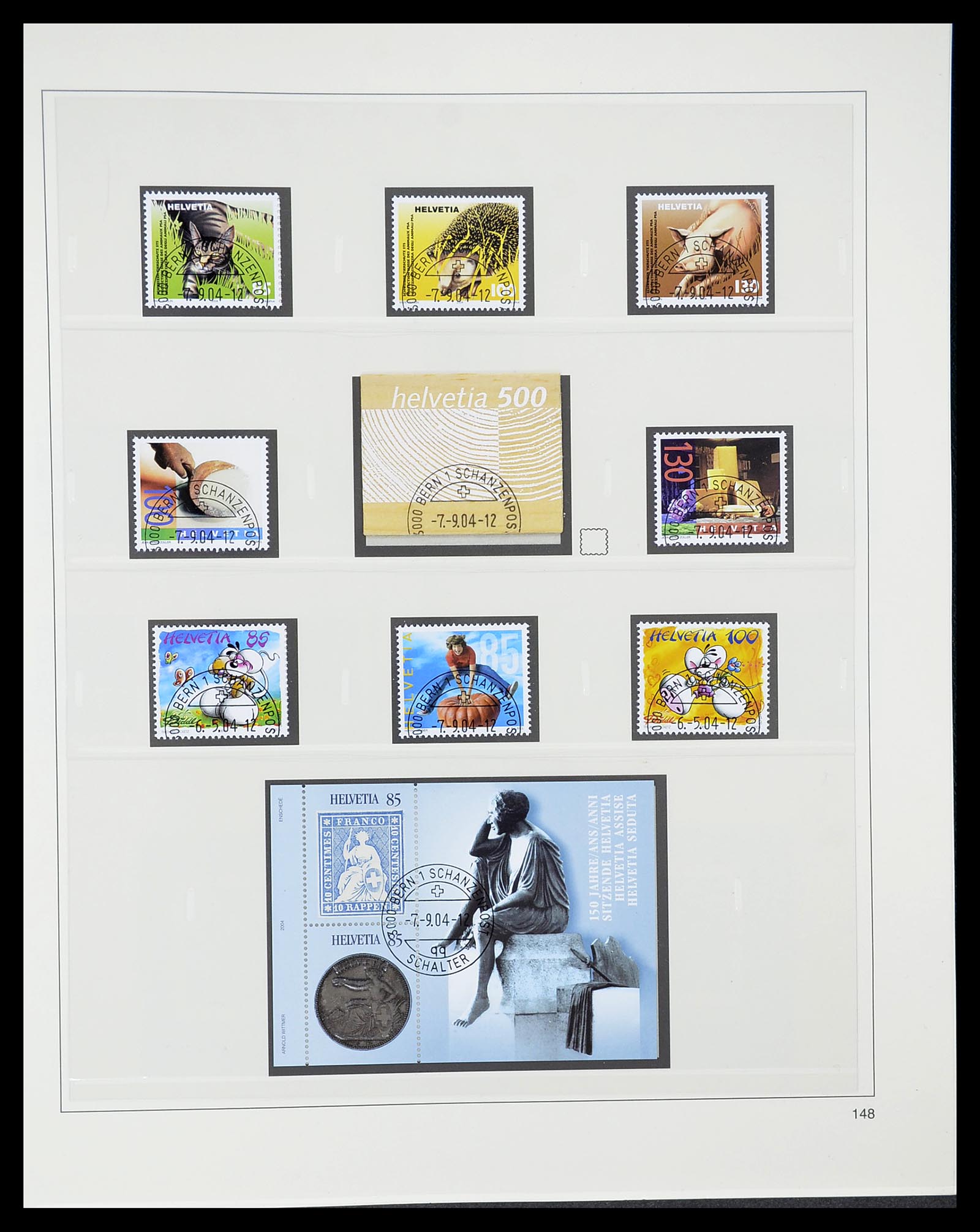 34645 265 - Stamp Collection 34645 Switzerland 1854-2007.
