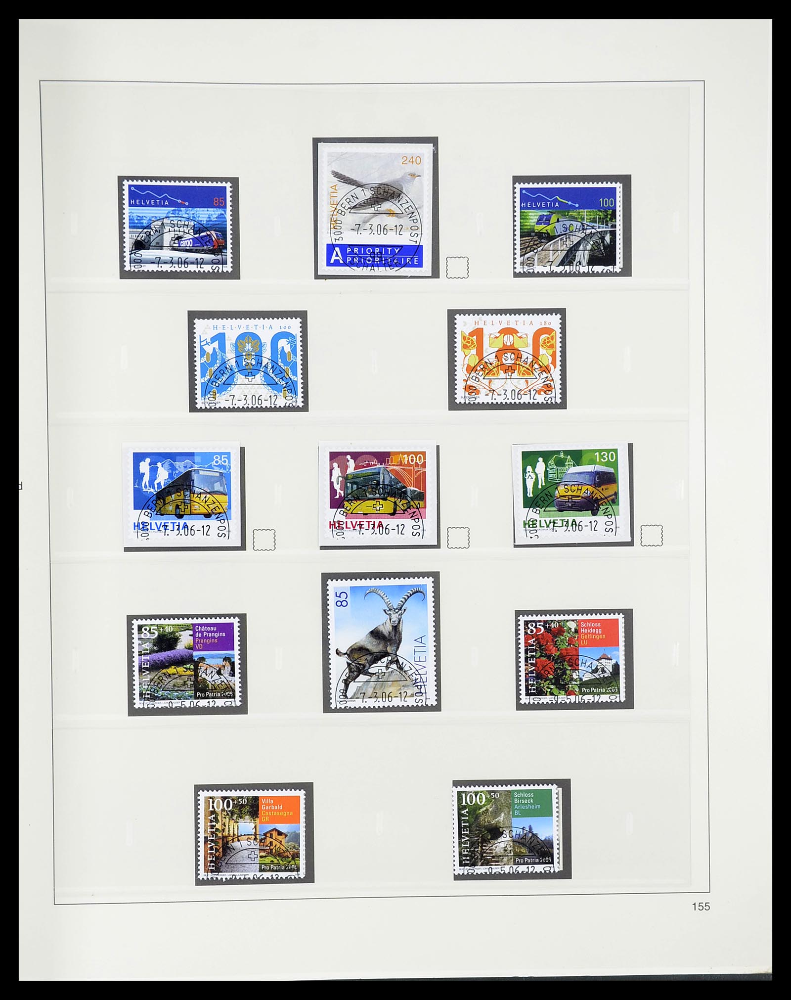 34645 279 - Postzegelverzameling 34645 Zwitserland 1854-2007.