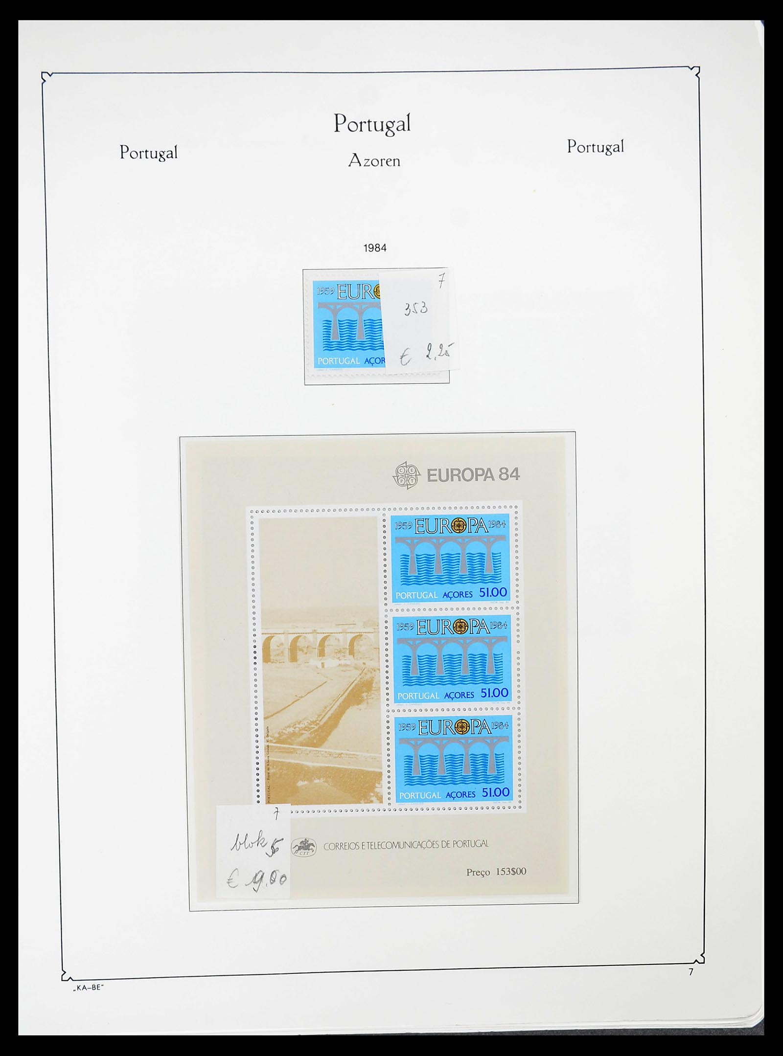 34646 024 - Stamp Collection 34646 Azores and Madeira 1980-2001.