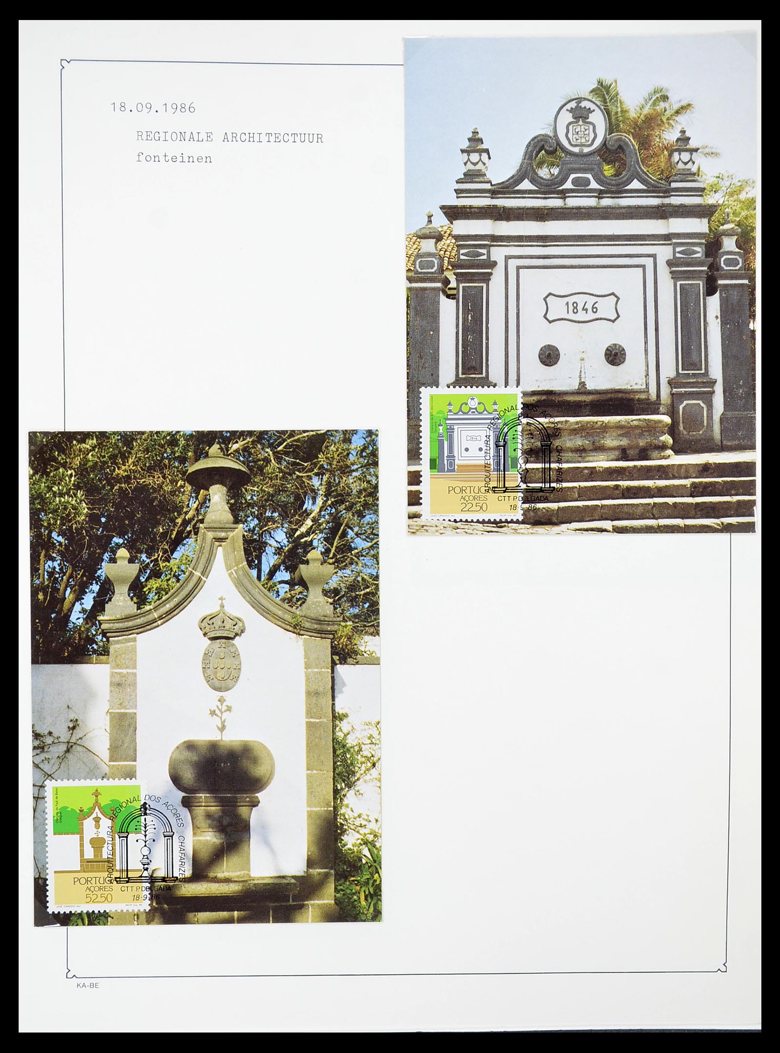 34646 033 - Stamp Collection 34646 Azores and Madeira 1980-2001.