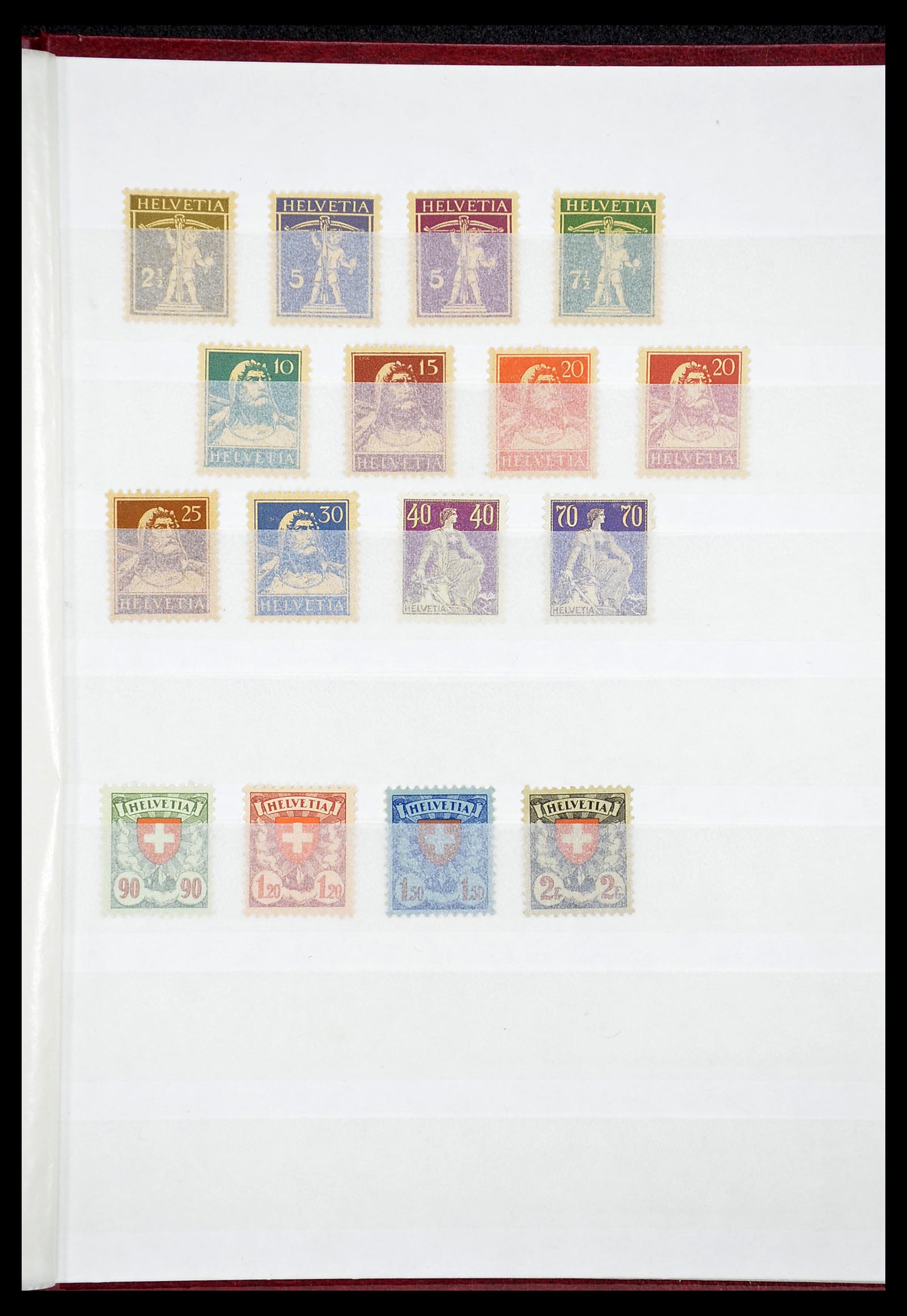 34647 005 - Postzegelverzameling 34647 Zwitserland 1851-1960.