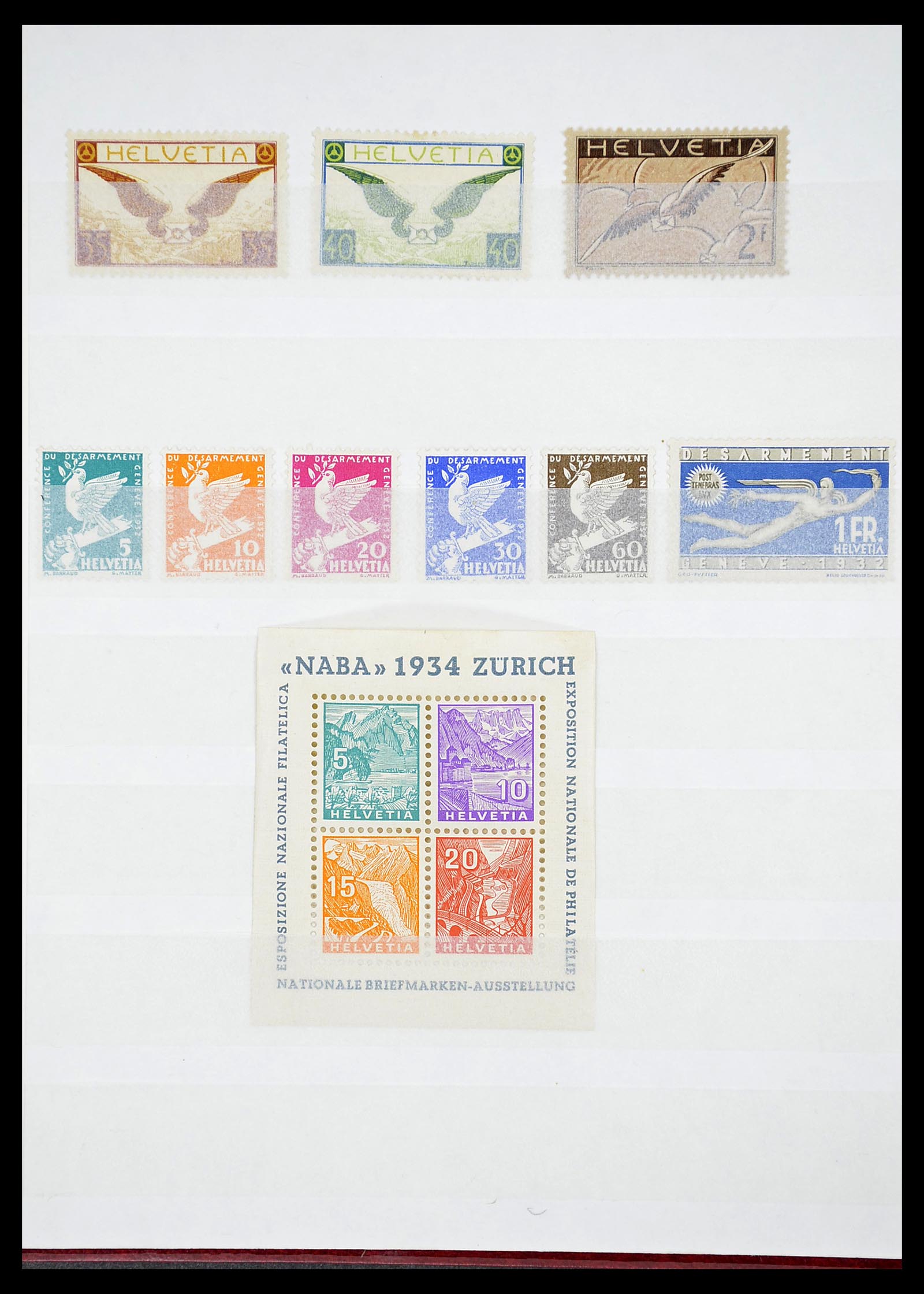 34647 006 - Stamp Collection 34647 Switzerland 1851-1960.