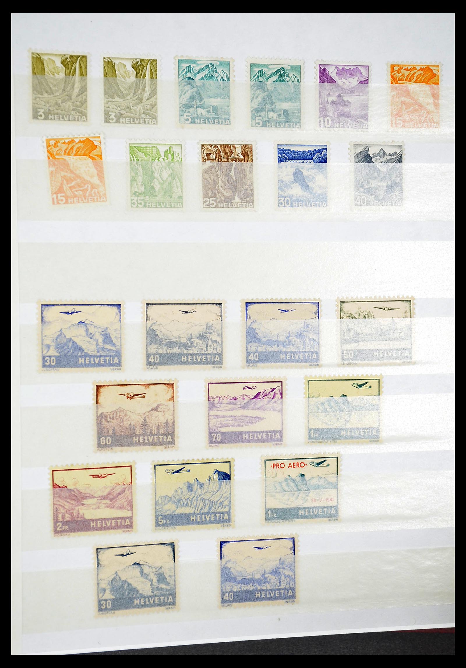 34647 008 - Postzegelverzameling 34647 Zwitserland 1851-1960.
