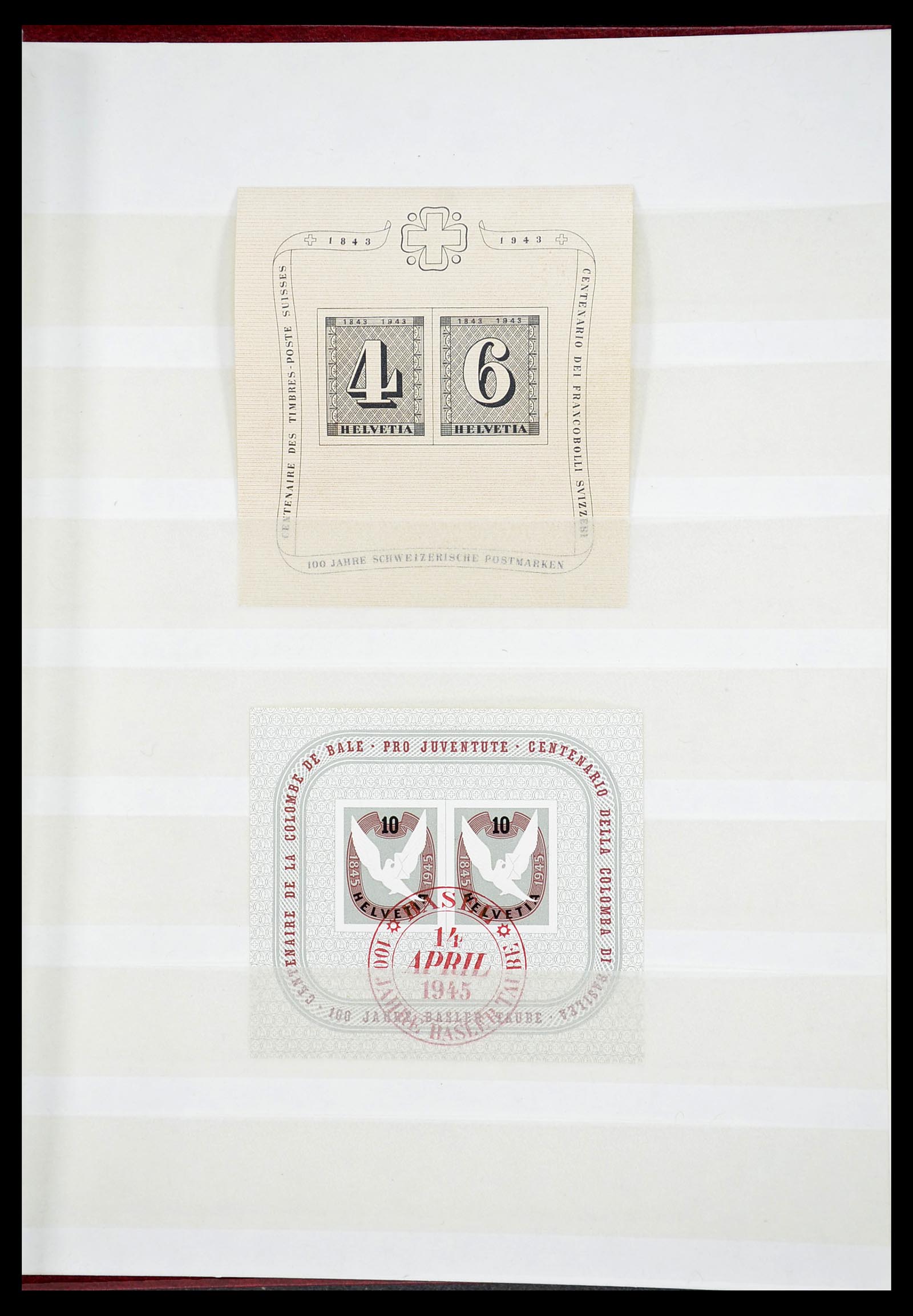 34647 009 - Stamp Collection 34647 Switzerland 1851-1960.