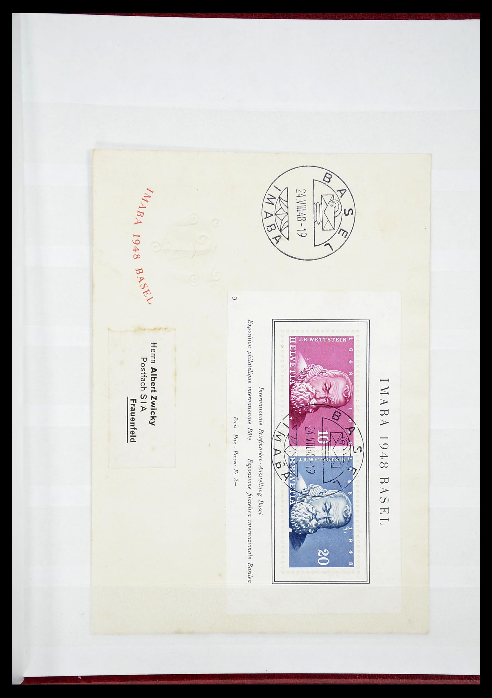 34647 011 - Postzegelverzameling 34647 Zwitserland 1851-1960.