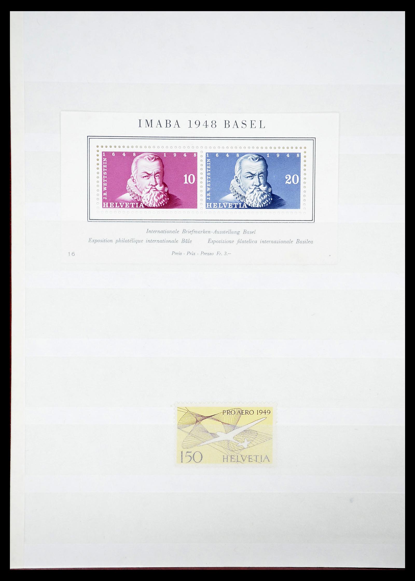 34647 012 - Stamp Collection 34647 Switzerland 1851-1960.