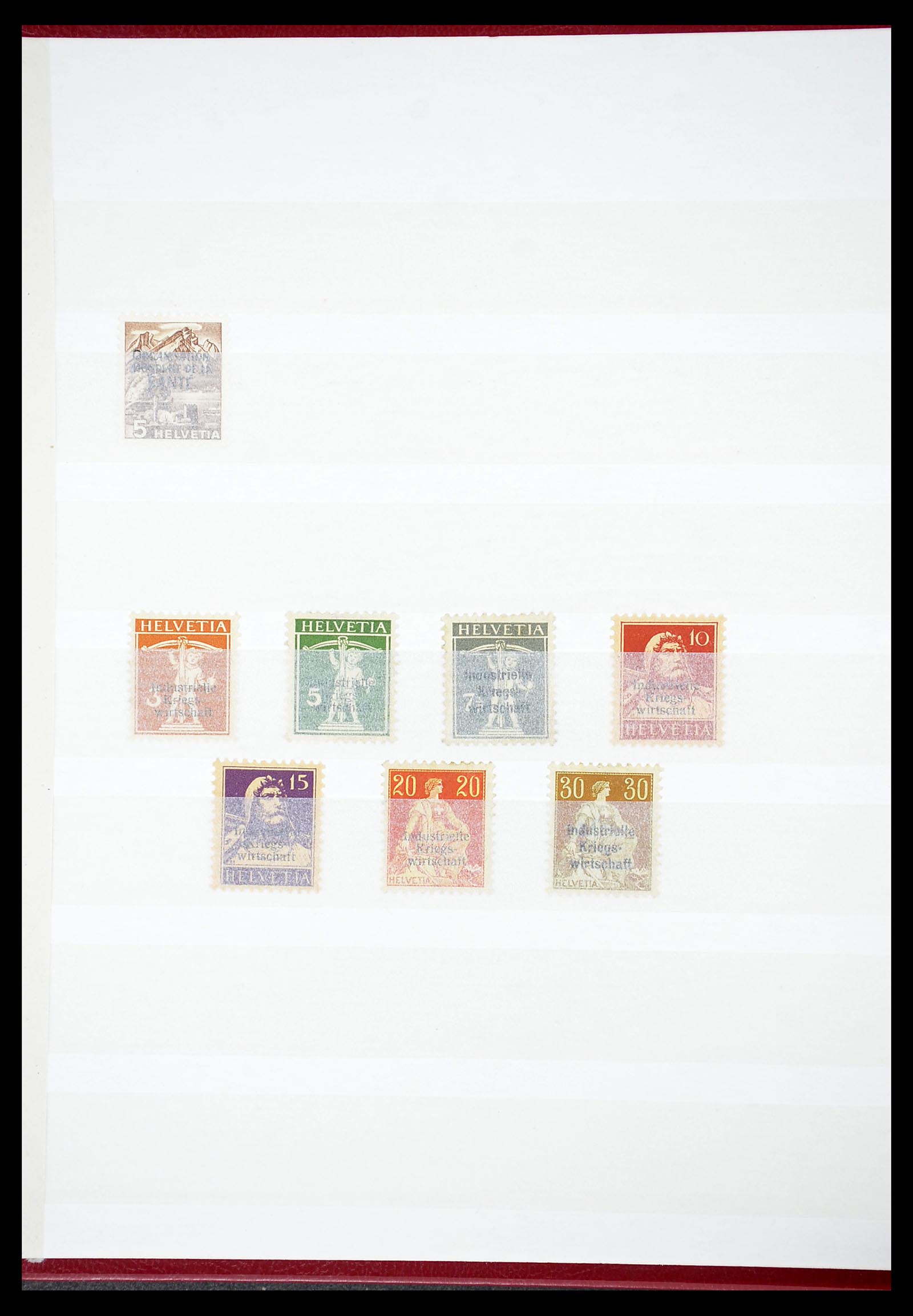 34647 016 - Postzegelverzameling 34647 Zwitserland 1851-1960.