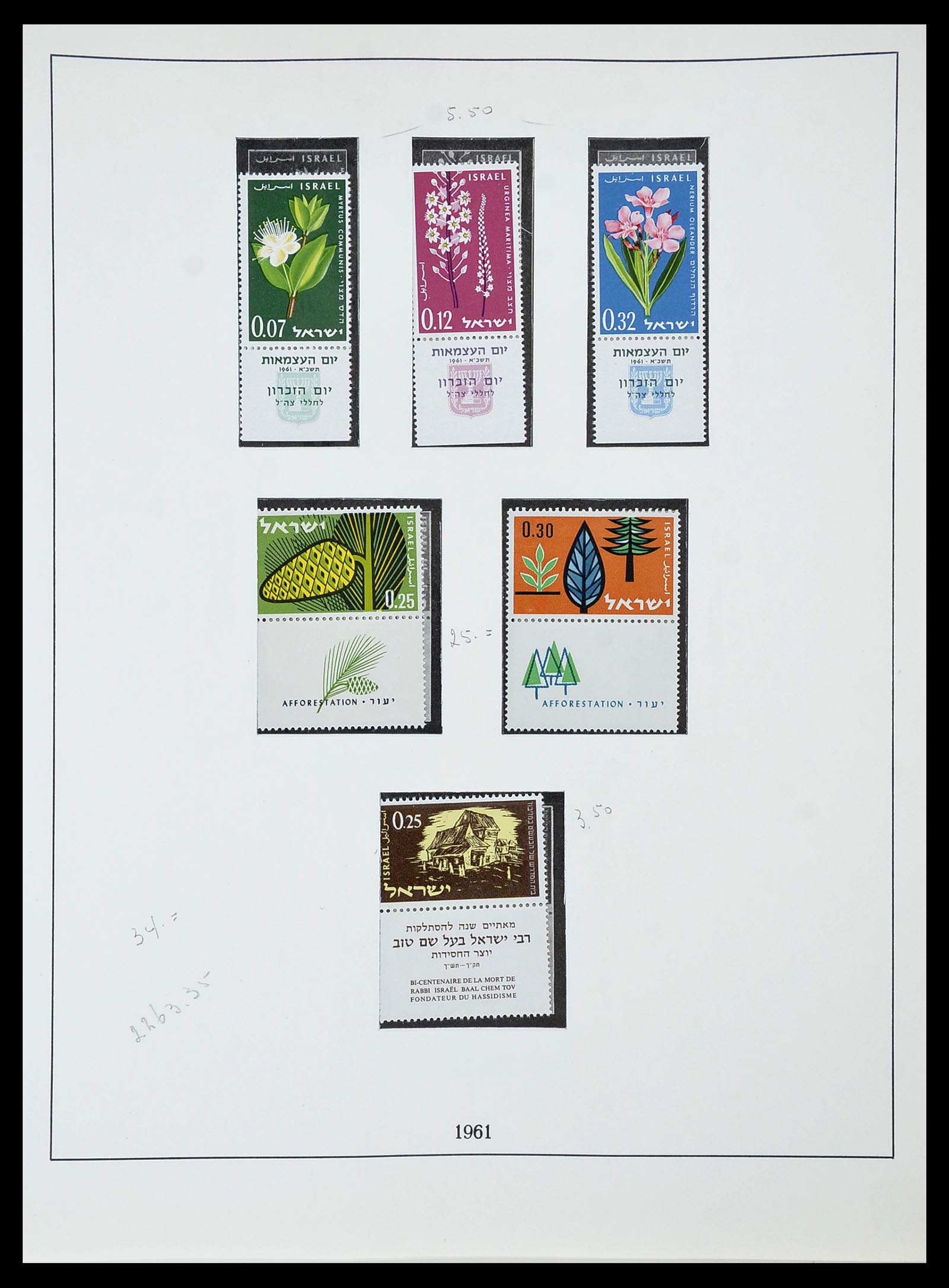 34648 029 - Postzegelverzameling 34648 Israël 1948-2015.
