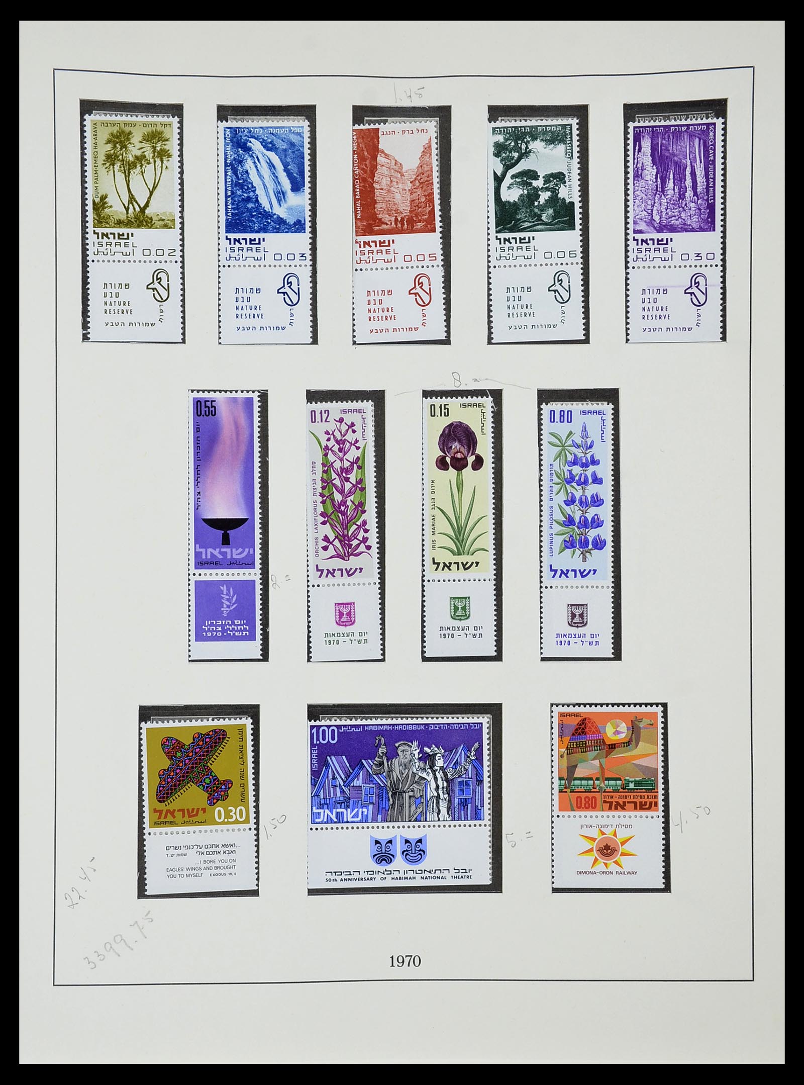 34648 057 - Postzegelverzameling 34648 Israël 1948-2015.