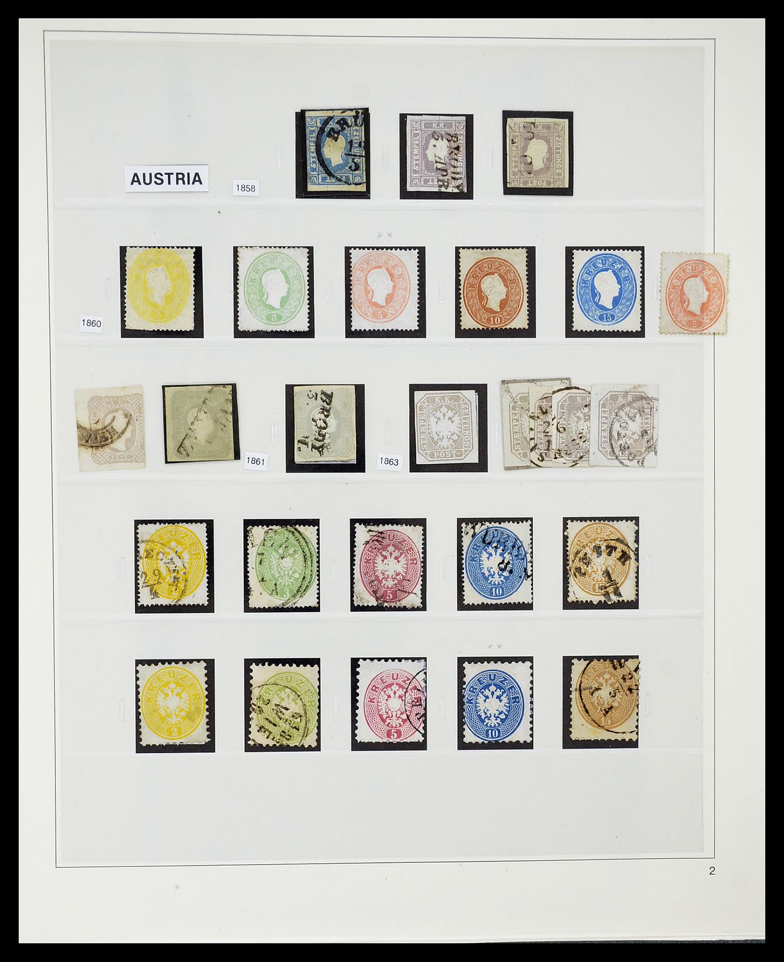 34650 011 - Postzegelverzameling 34650 Oostenrijk superverzameling 1850-1959.