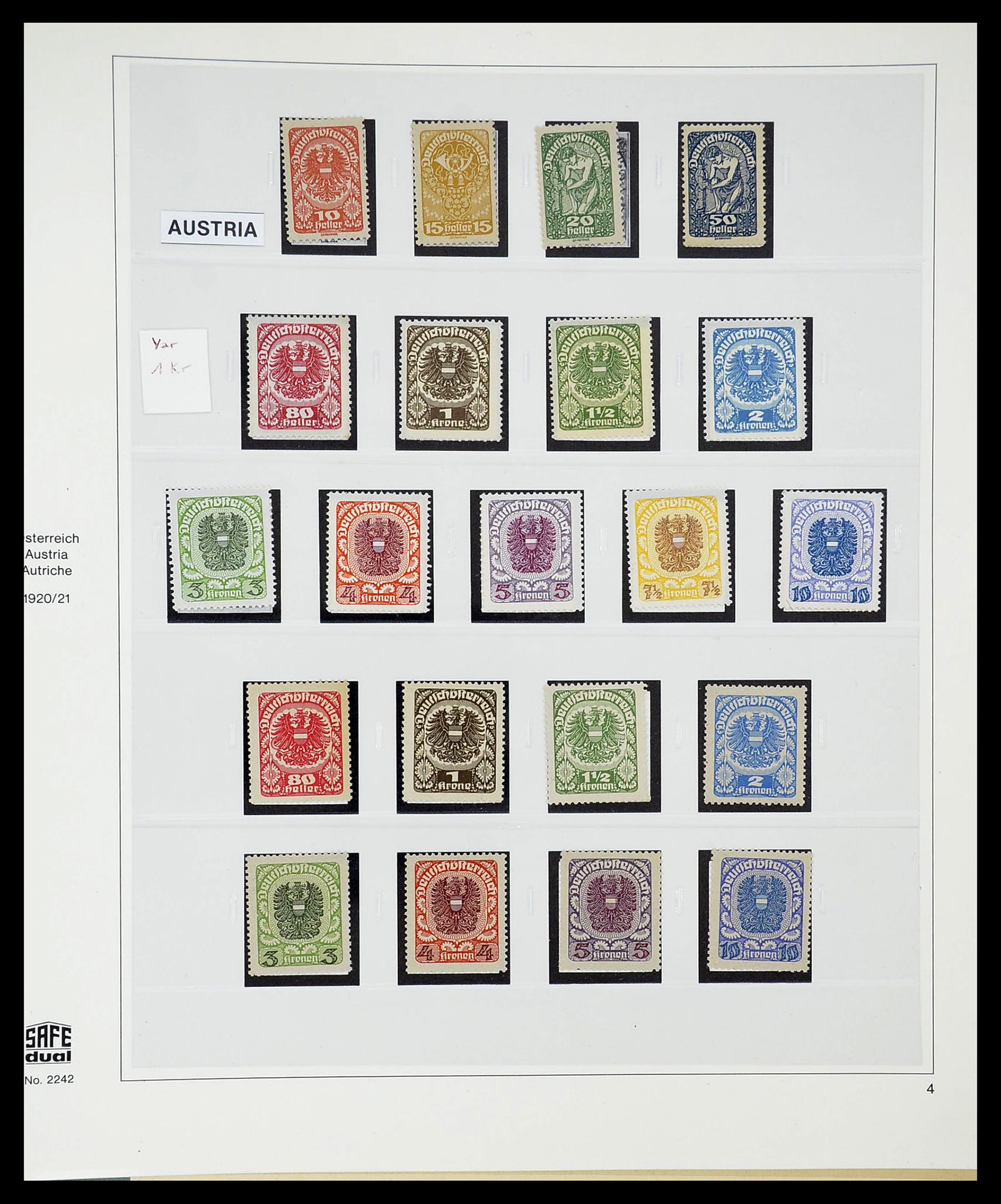 34650 048 - Postzegelverzameling 34650 Oostenrijk superverzameling 1850-1959.