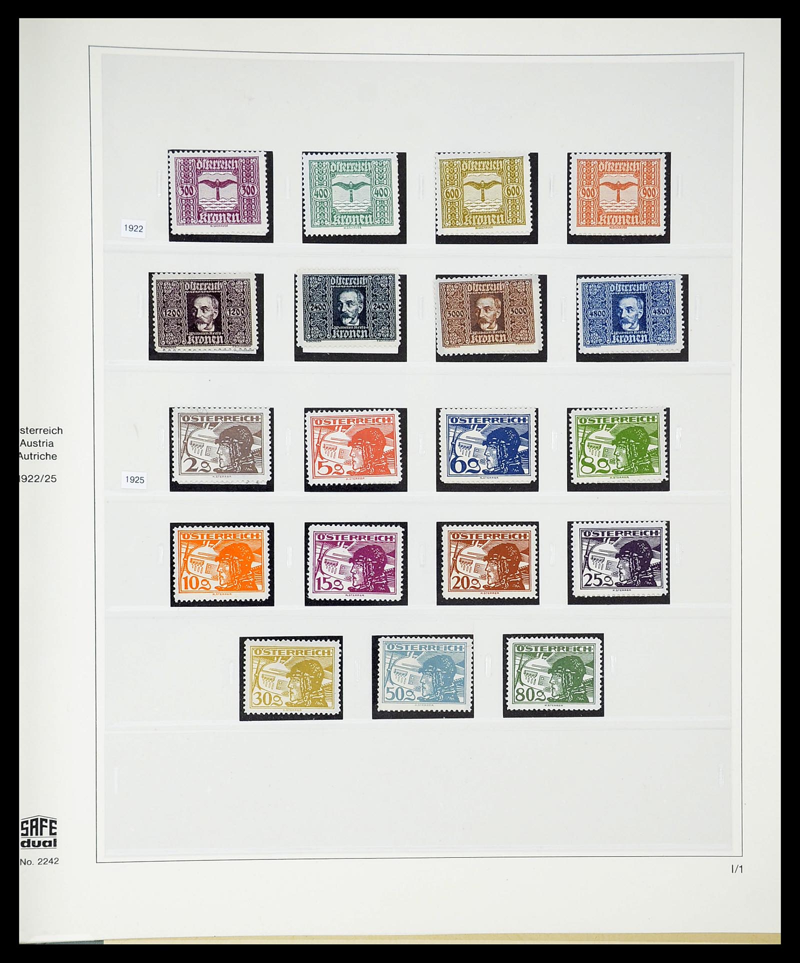34650 052 - Postzegelverzameling 34650 Oostenrijk superverzameling 1850-1959.