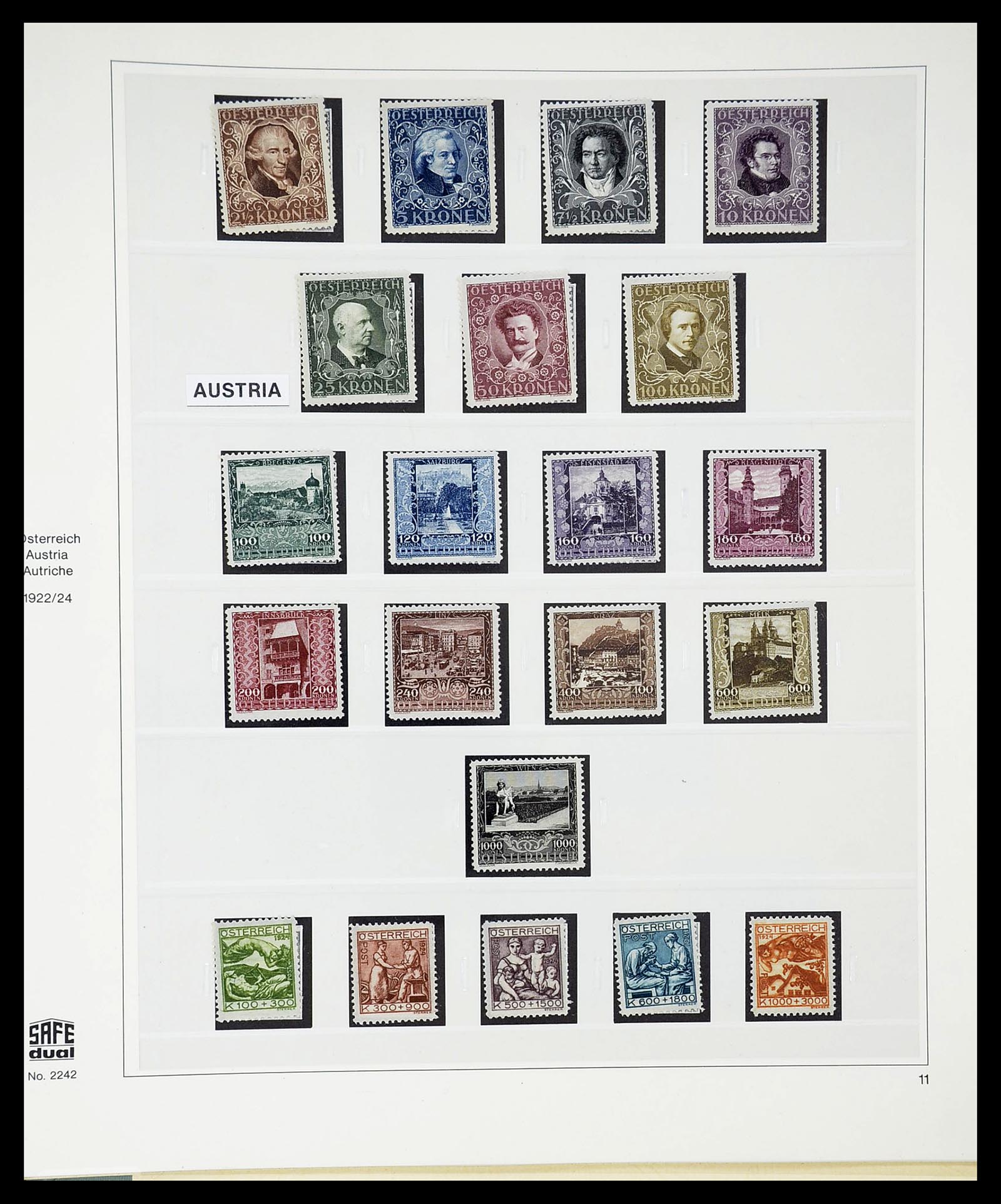 34650 058 - Stamp Collection 34650 Austria supercollection 1850-1959.