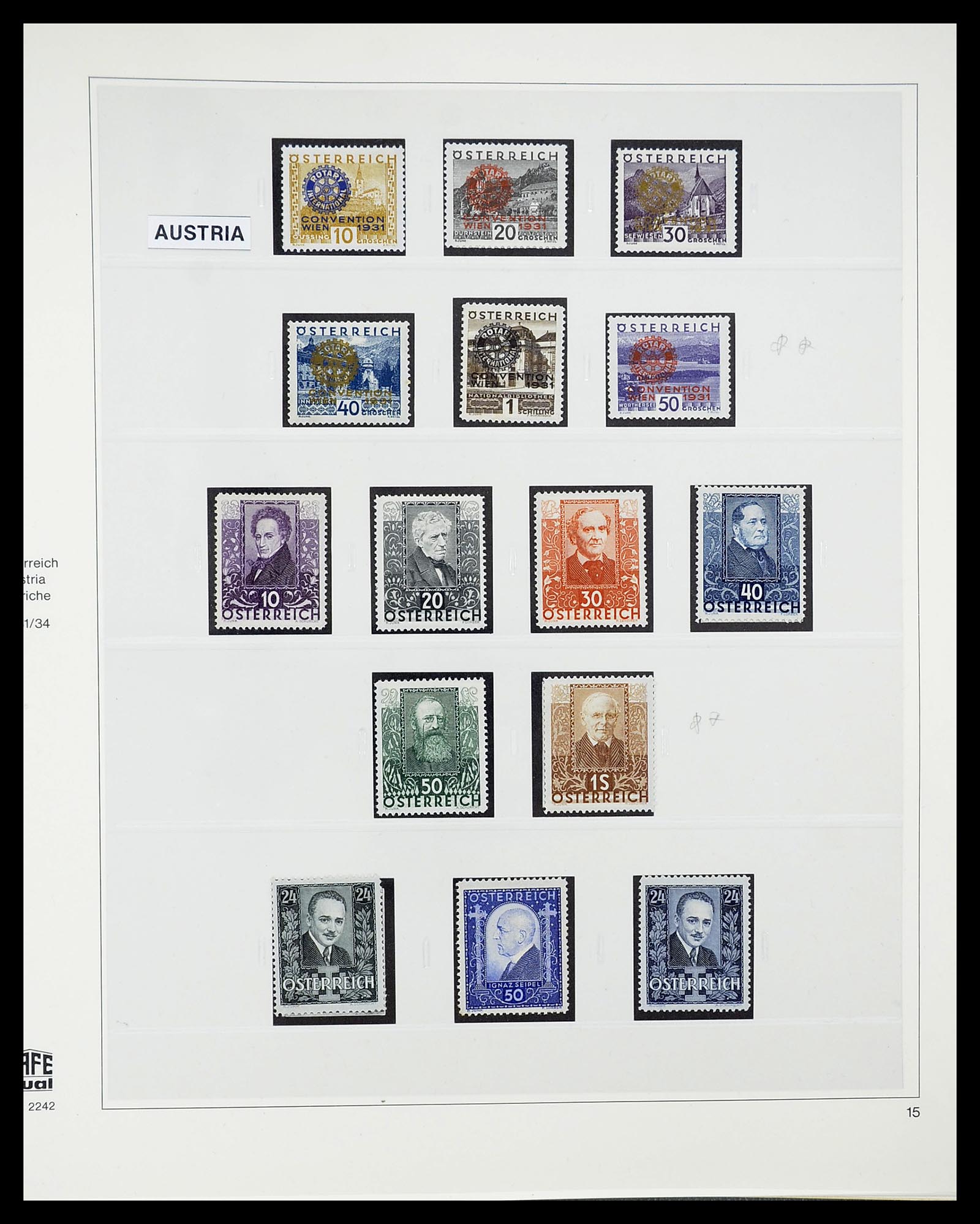34650 063 - Stamp Collection 34650 Austria supercollection 1850-1959.