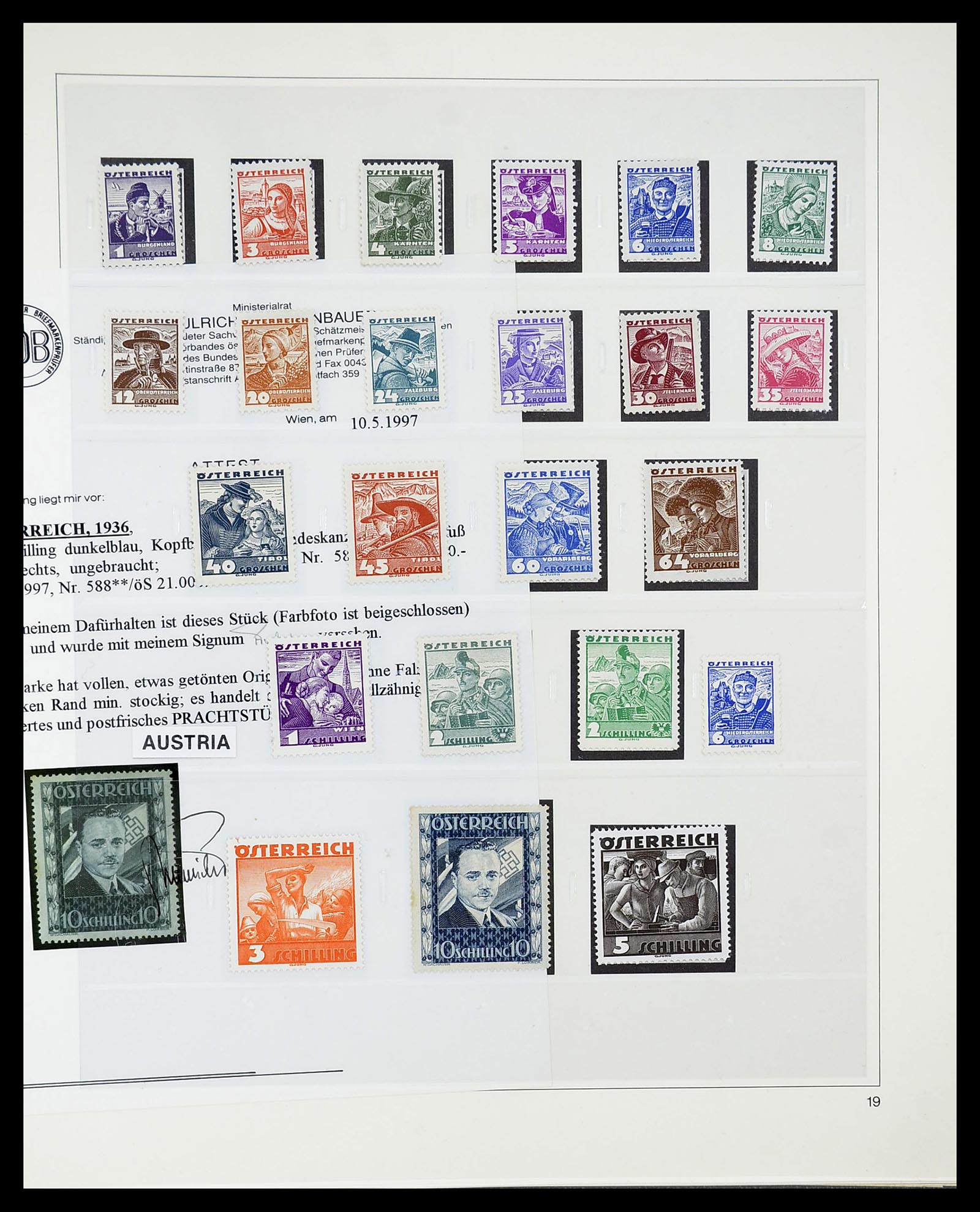 34650 069 - Stamp Collection 34650 Austria supercollection 1850-1959.