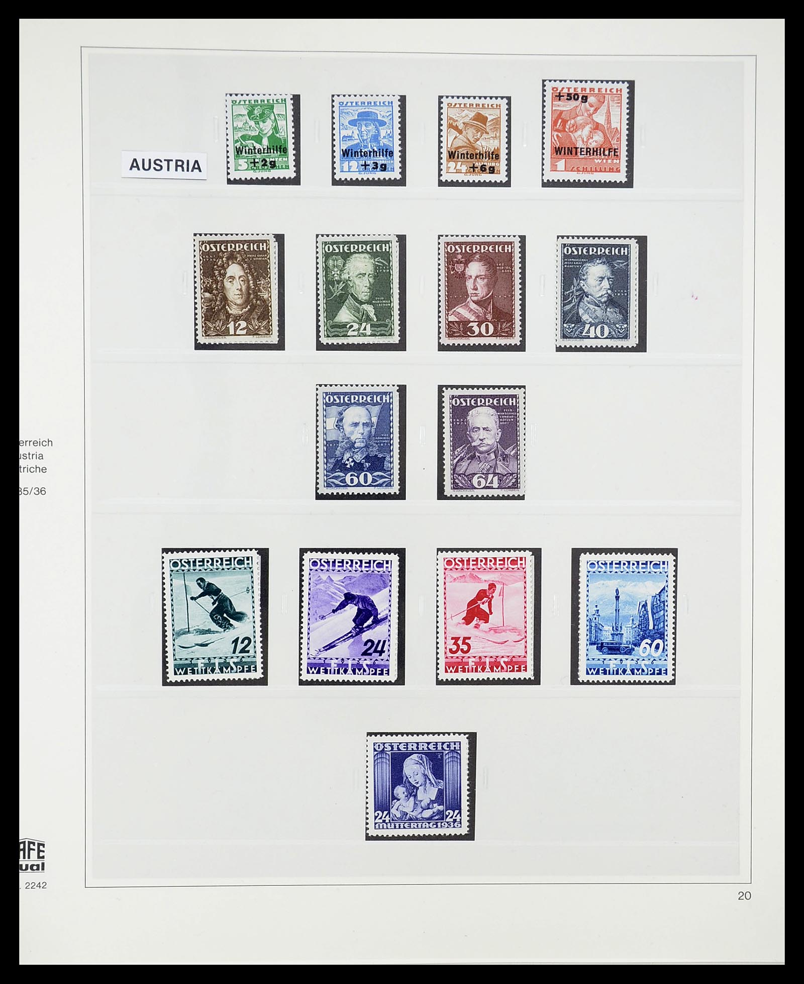 34650 070 - Stamp Collection 34650 Austria supercollection 1850-1959.