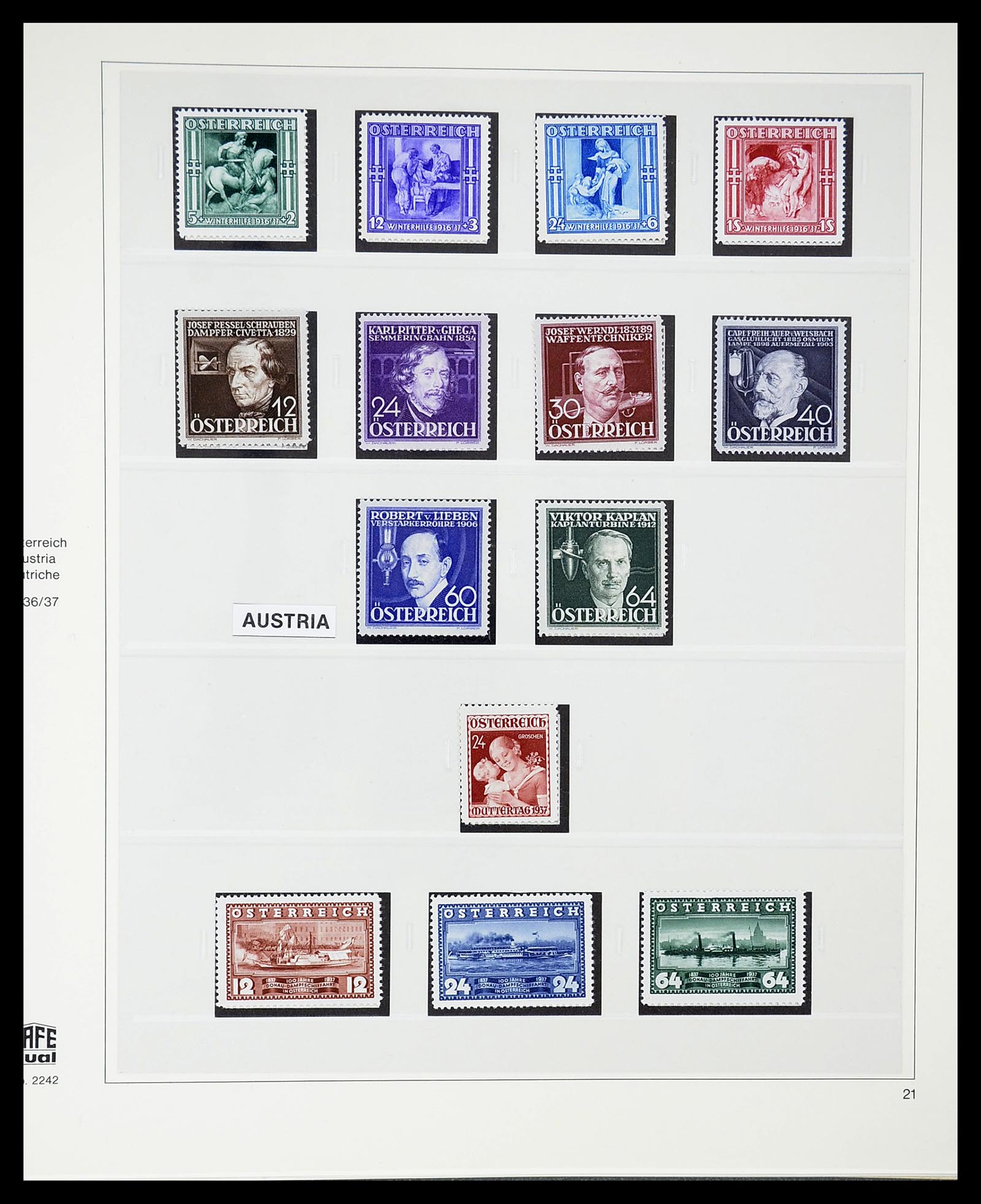 34650 071 - Stamp Collection 34650 Austria supercollection 1850-1959.