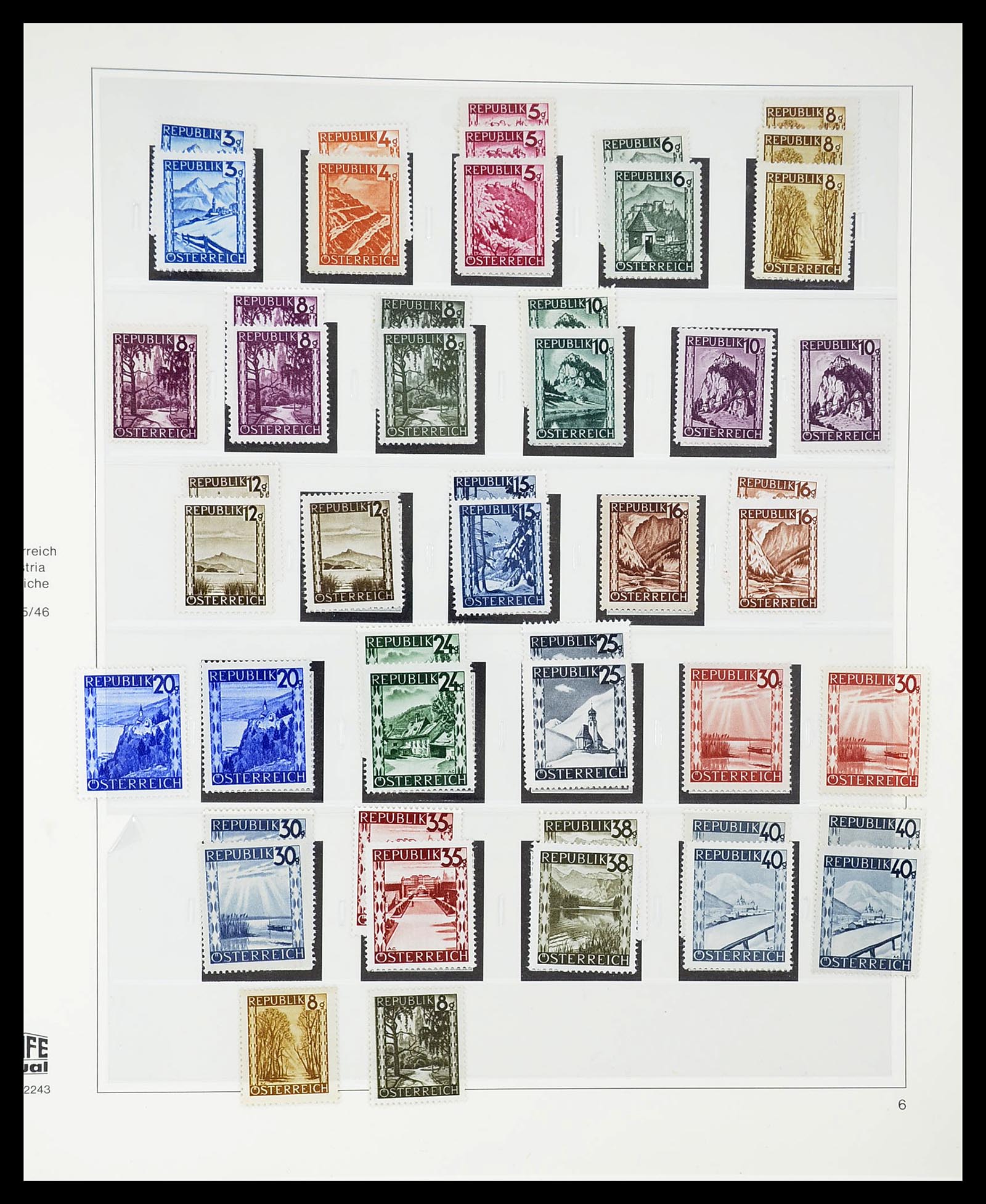 34650 079 - Stamp Collection 34650 Austria supercollection 1850-1959.