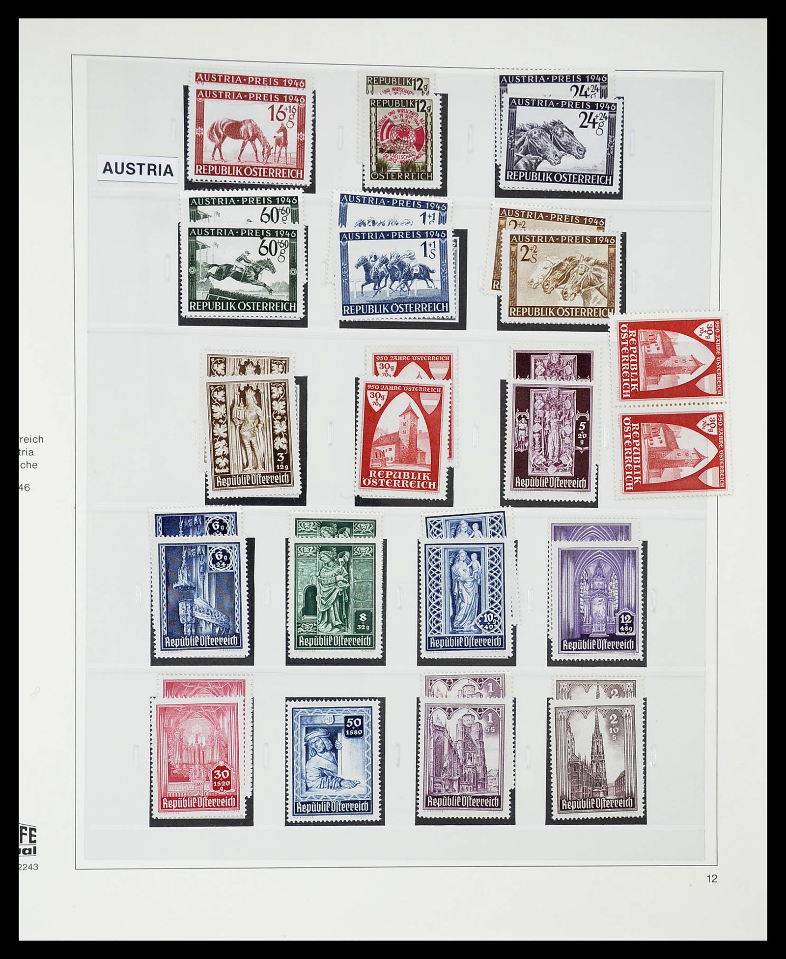 34650 085 - Stamp Collection 34650 Austria supercollection 1850-1959.