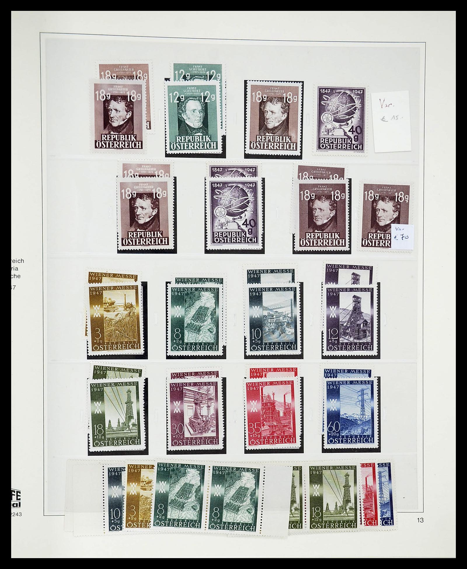 34650 087 - Stamp Collection 34650 Austria supercollection 1850-1959.