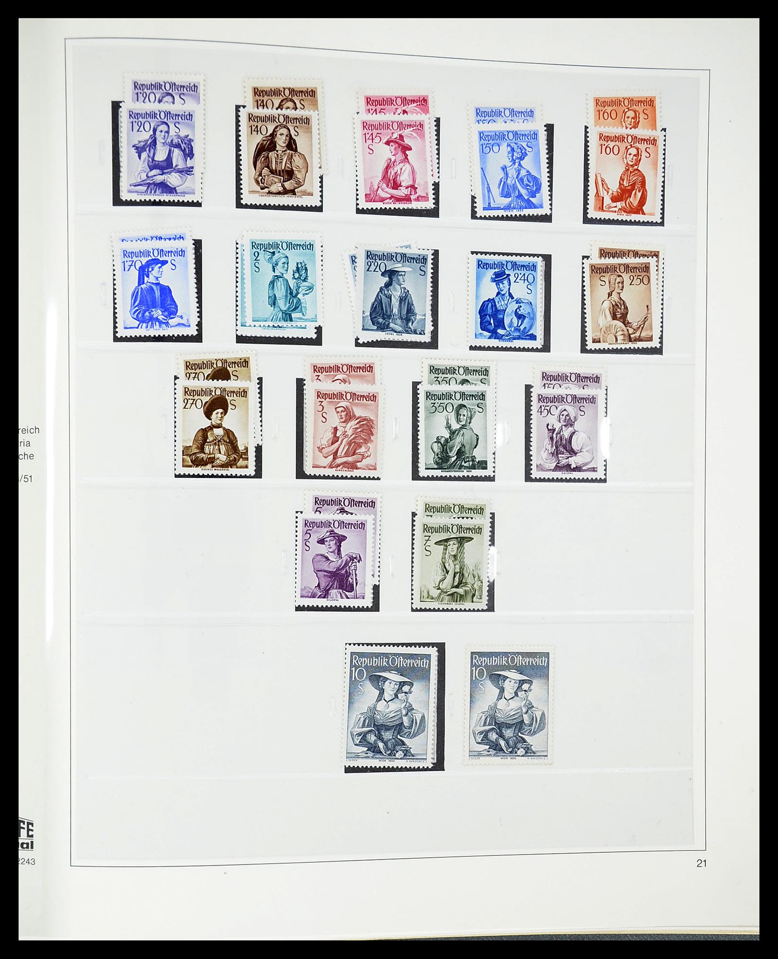 34650 097 - Stamp Collection 34650 Austria supercollection 1850-1959.