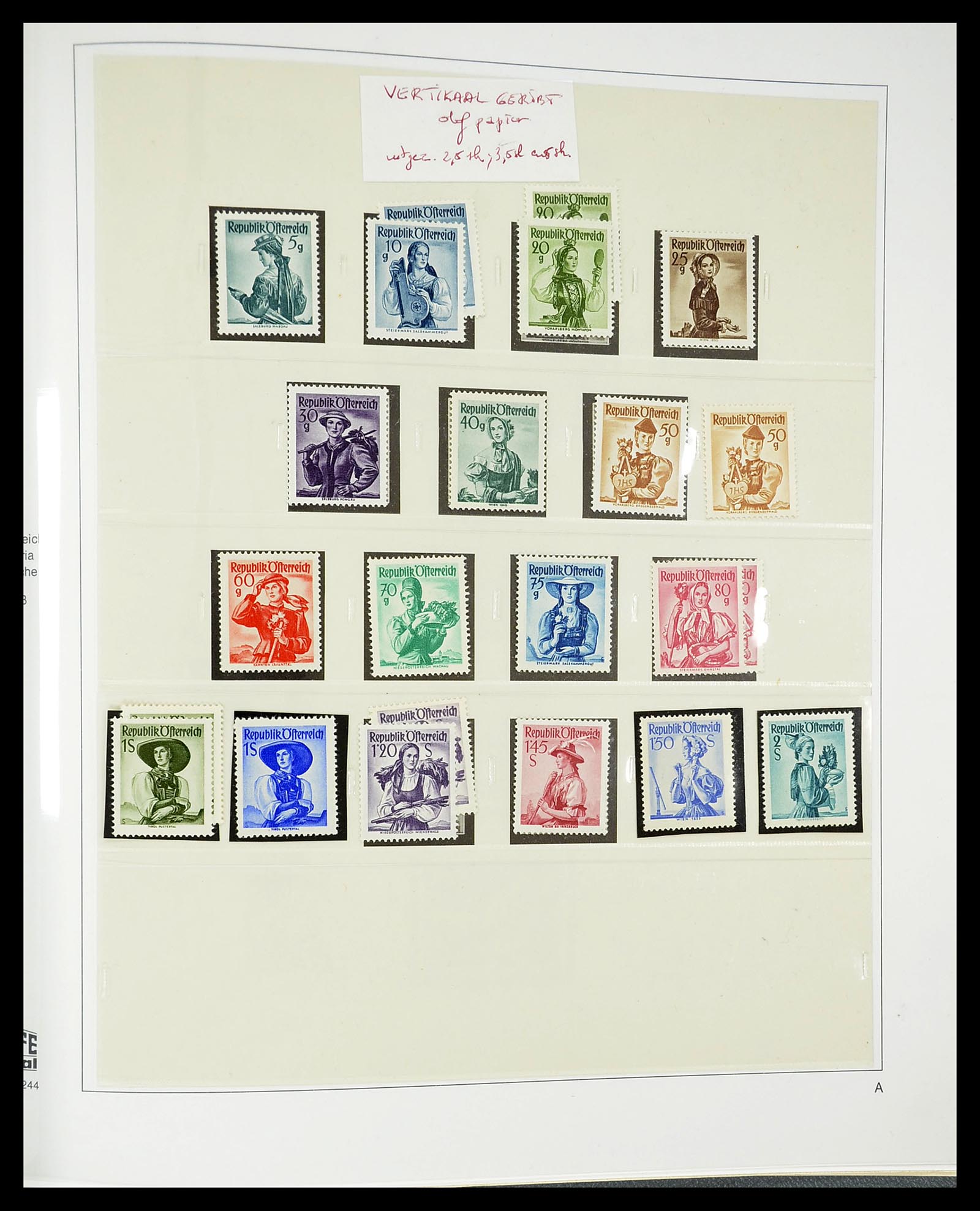 34650 098 - Stamp Collection 34650 Austria supercollection 1850-1959.