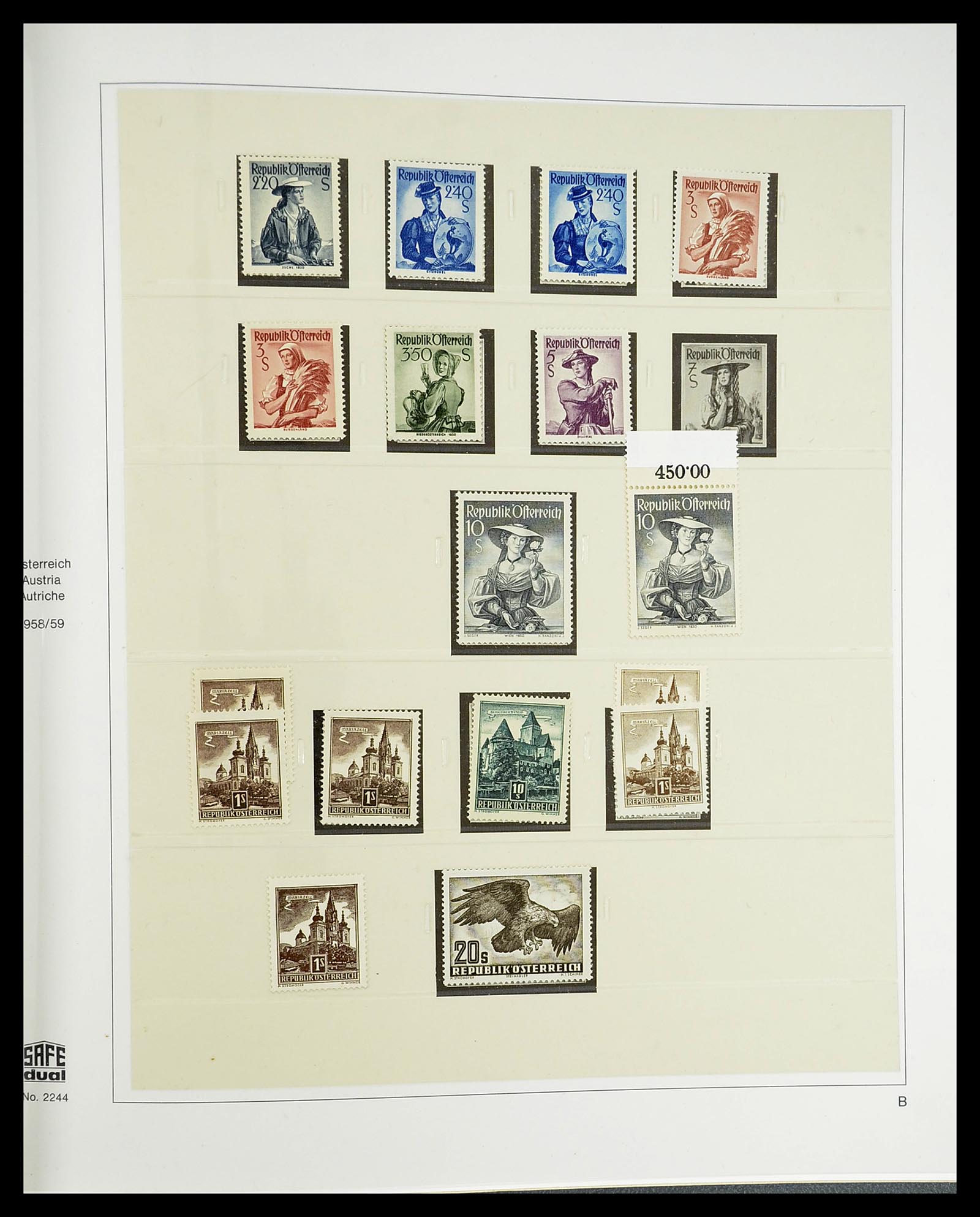 34650 099 - Stamp Collection 34650 Austria supercollection 1850-1959.