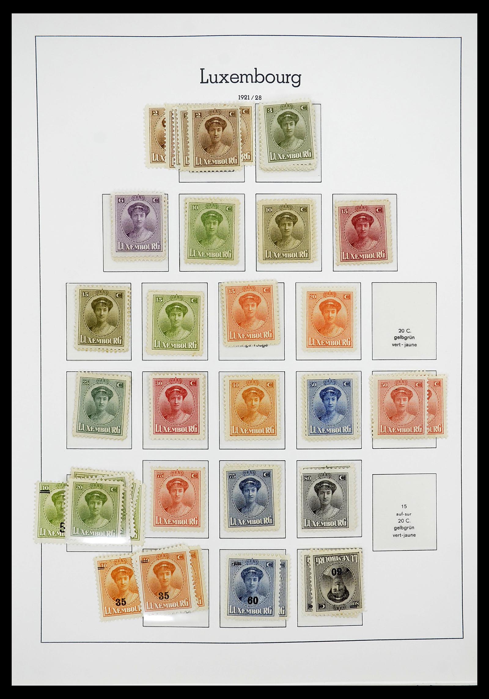 34651 011 - Stamp Collection 34651 Luxembourg 1852-1980.