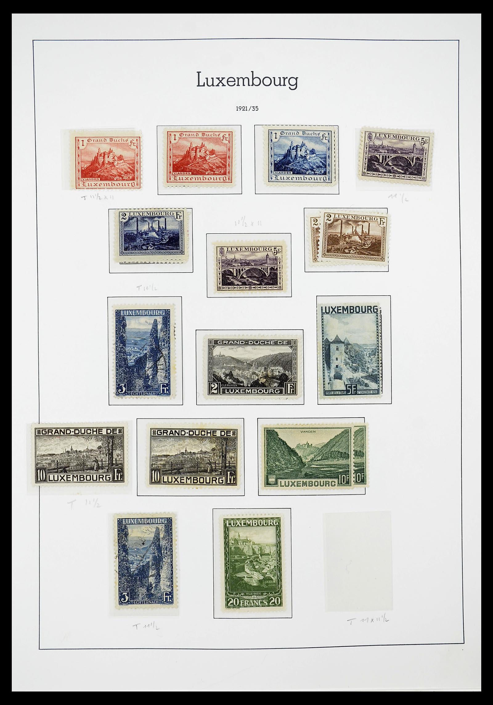 34651 012 - Postzegelverzameling 34651 Luxemburg 1852-1980.
