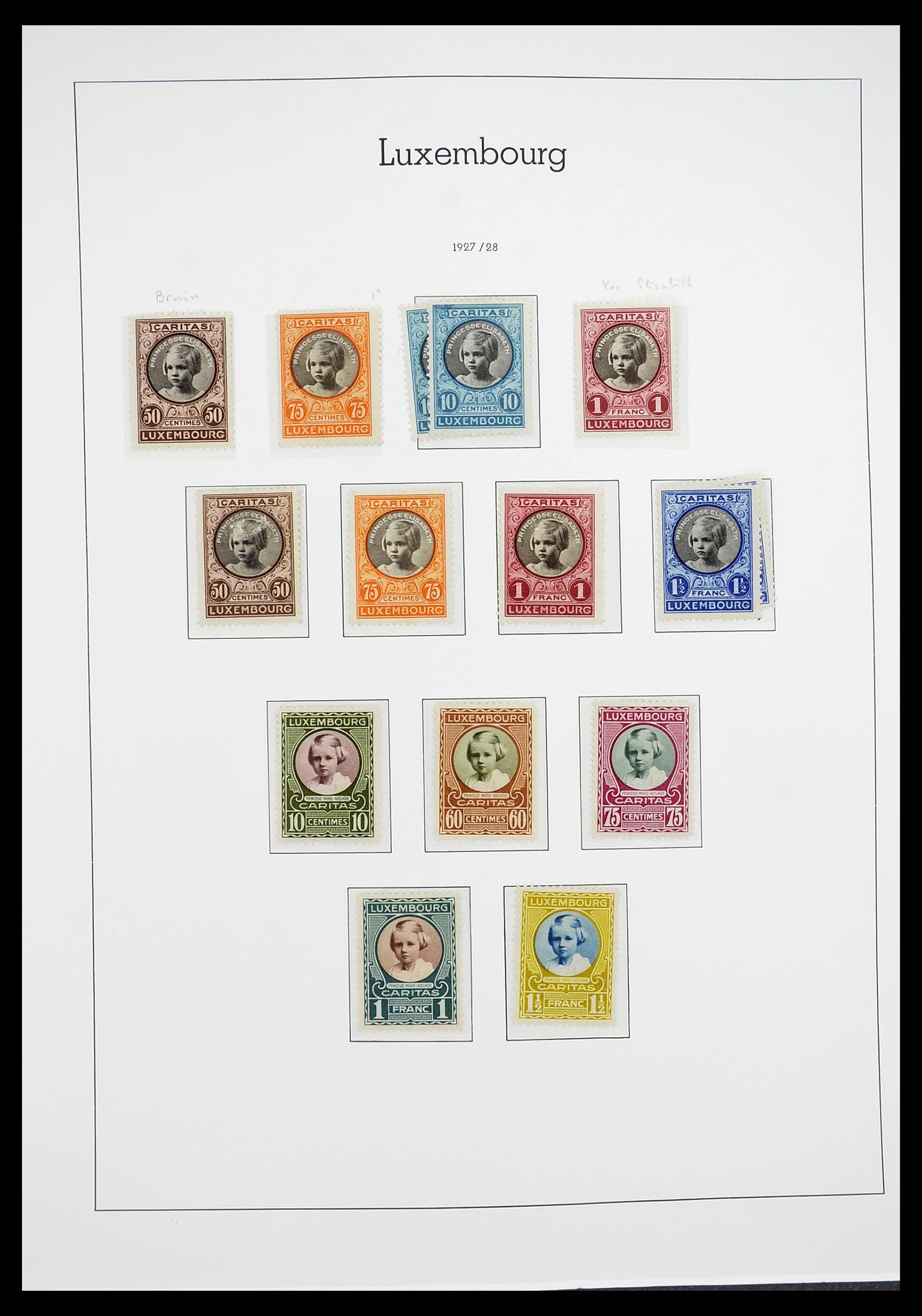 34651 017 - Postzegelverzameling 34651 Luxemburg 1852-1980.