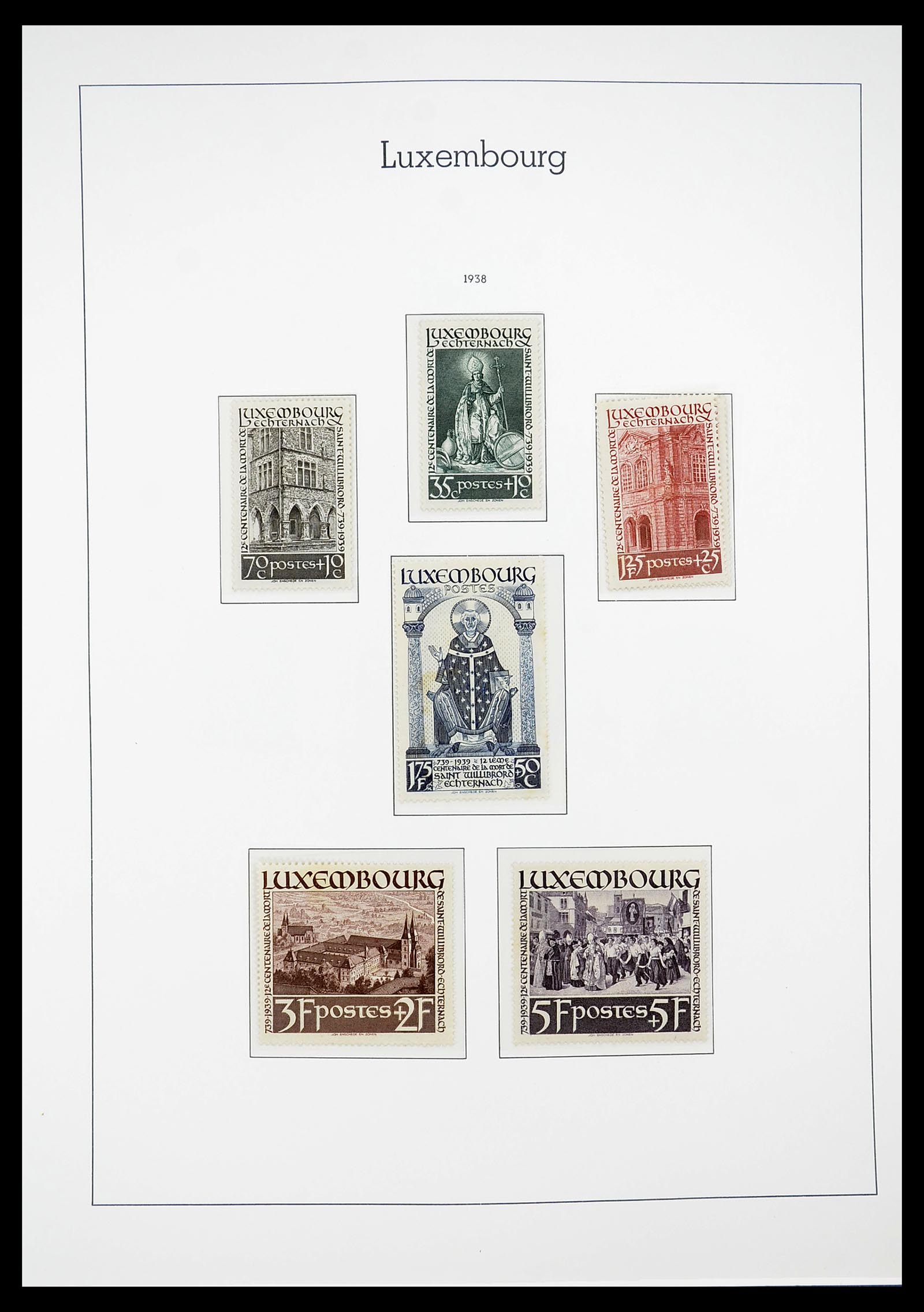 34651 026 - Postzegelverzameling 34651 Luxemburg 1852-1980.