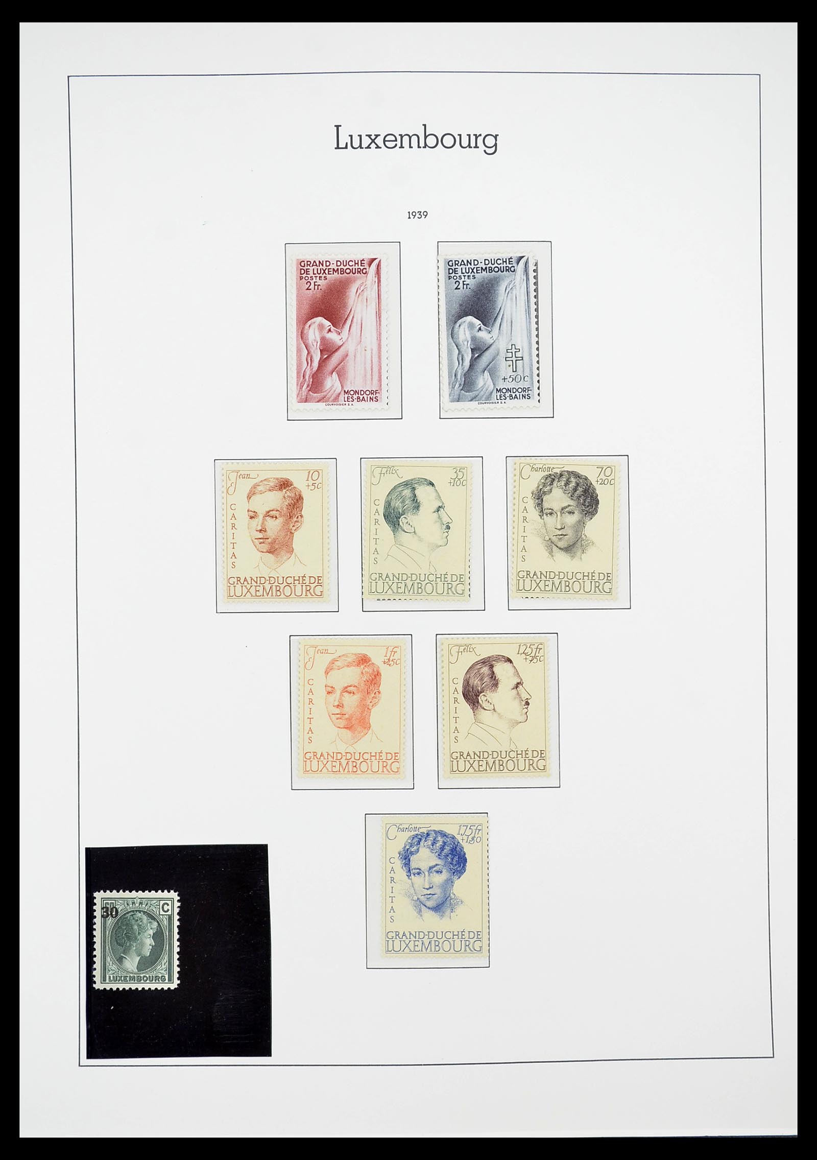 34651 028 - Postzegelverzameling 34651 Luxemburg 1852-1980.