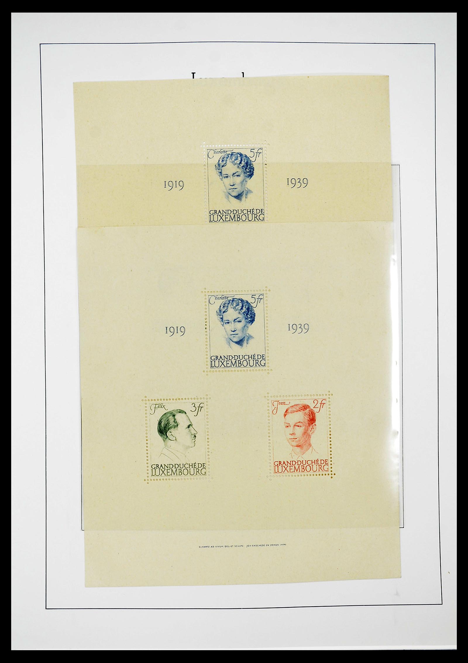 34651 029 - Postzegelverzameling 34651 Luxemburg 1852-1980.