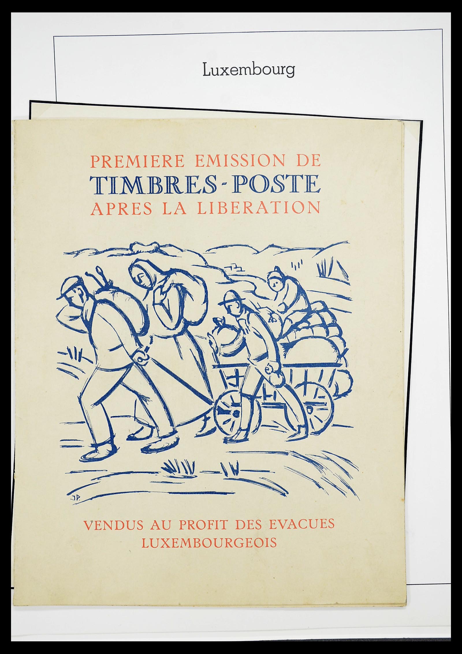 34651 036 - Postzegelverzameling 34651 Luxemburg 1852-1980.