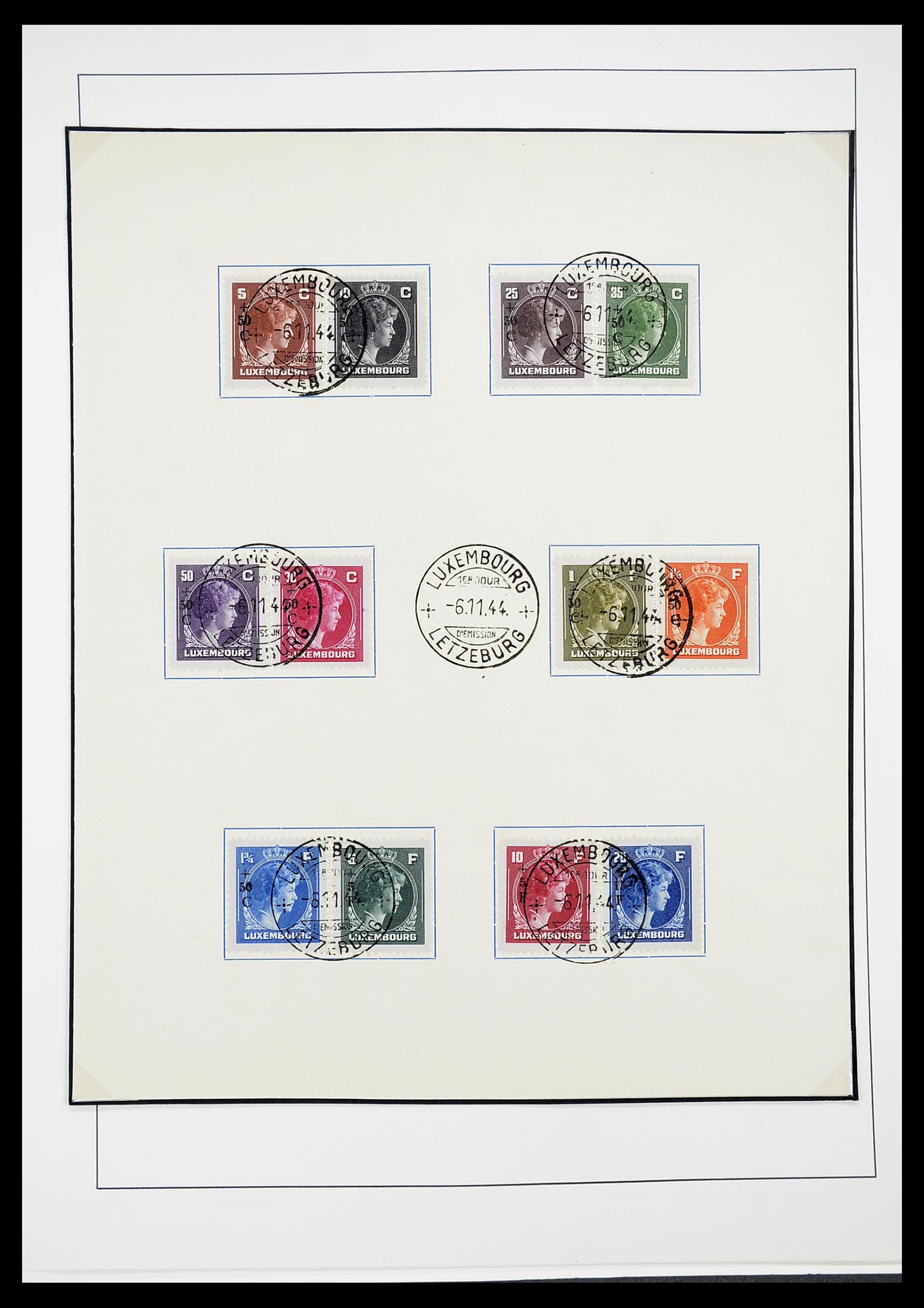 34651 037 - Postzegelverzameling 34651 Luxemburg 1852-1980.