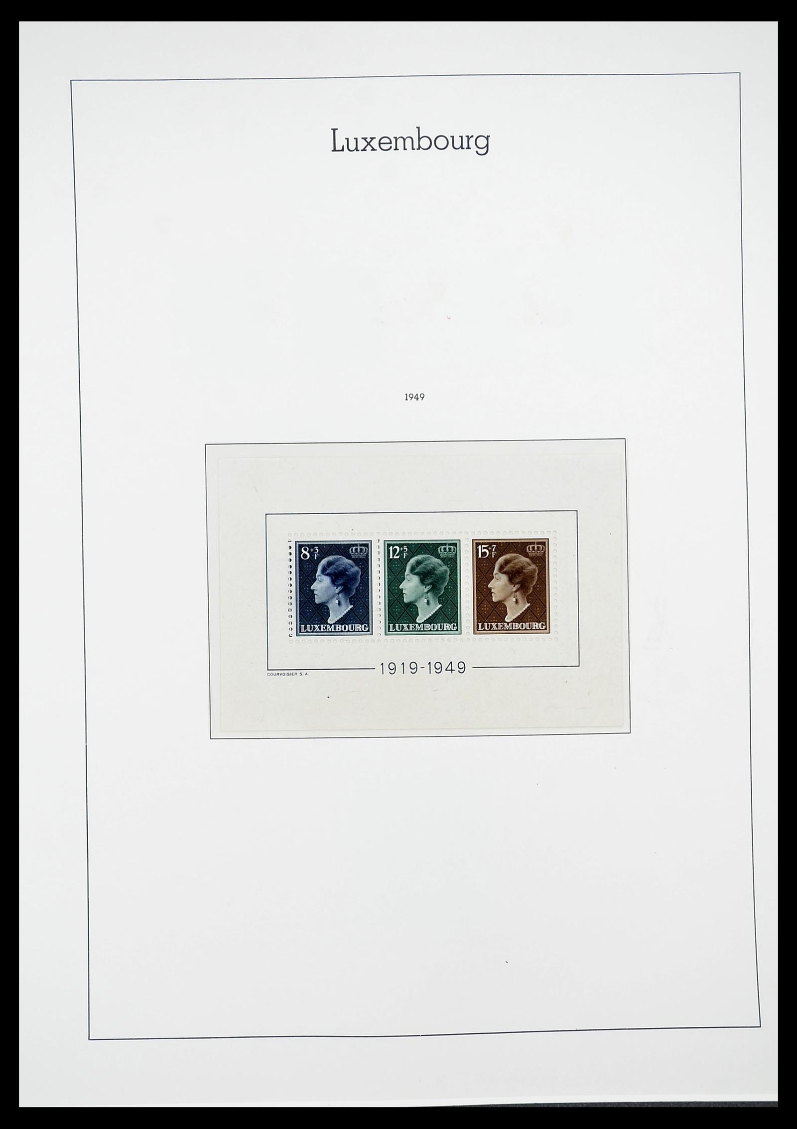 34651 042 - Postzegelverzameling 34651 Luxemburg 1852-1980.