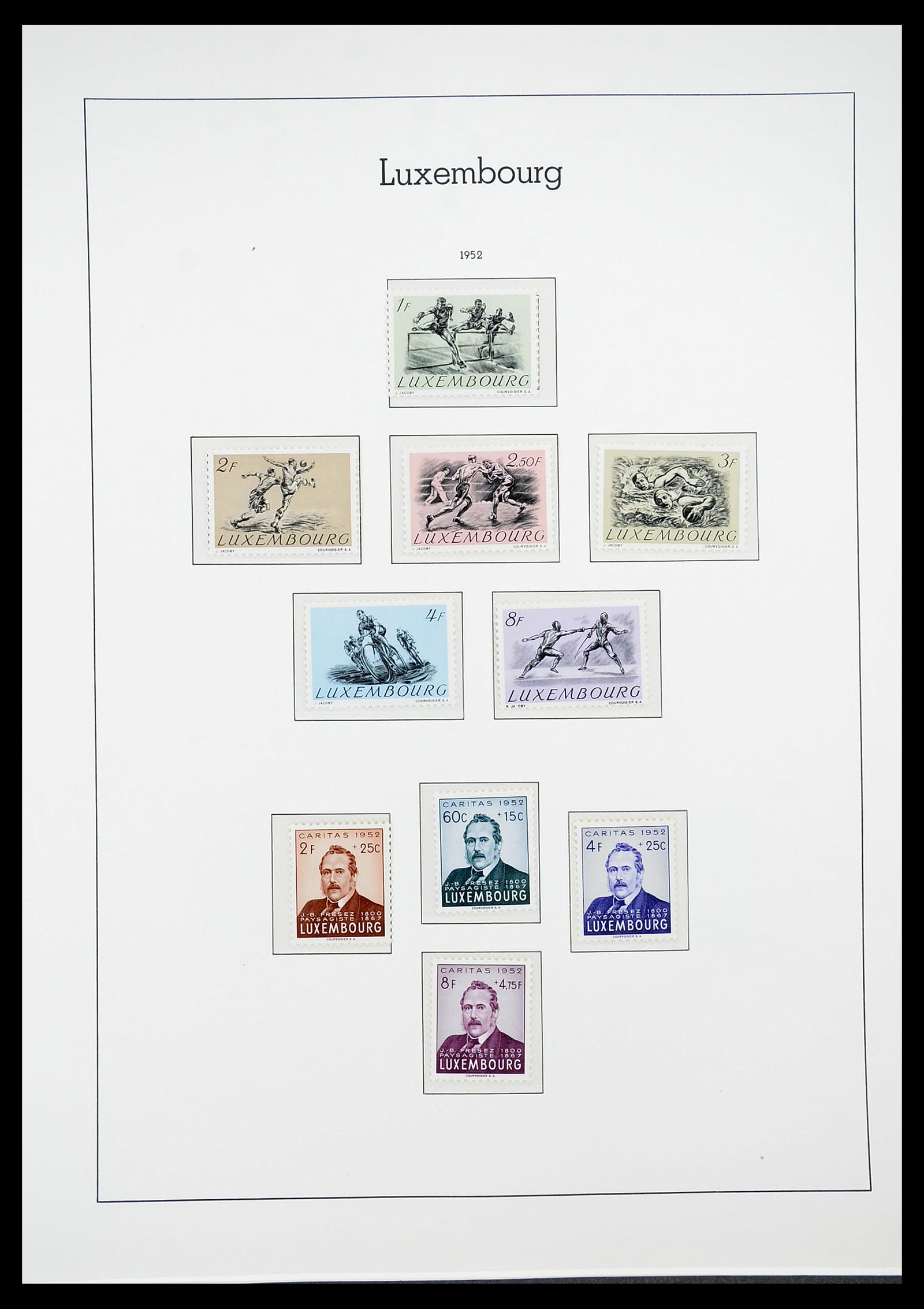 34651 052 - Postzegelverzameling 34651 Luxemburg 1852-1980.