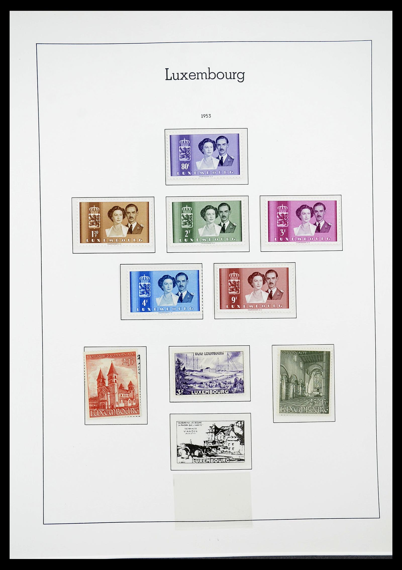 34651 053 - Postzegelverzameling 34651 Luxemburg 1852-1980.