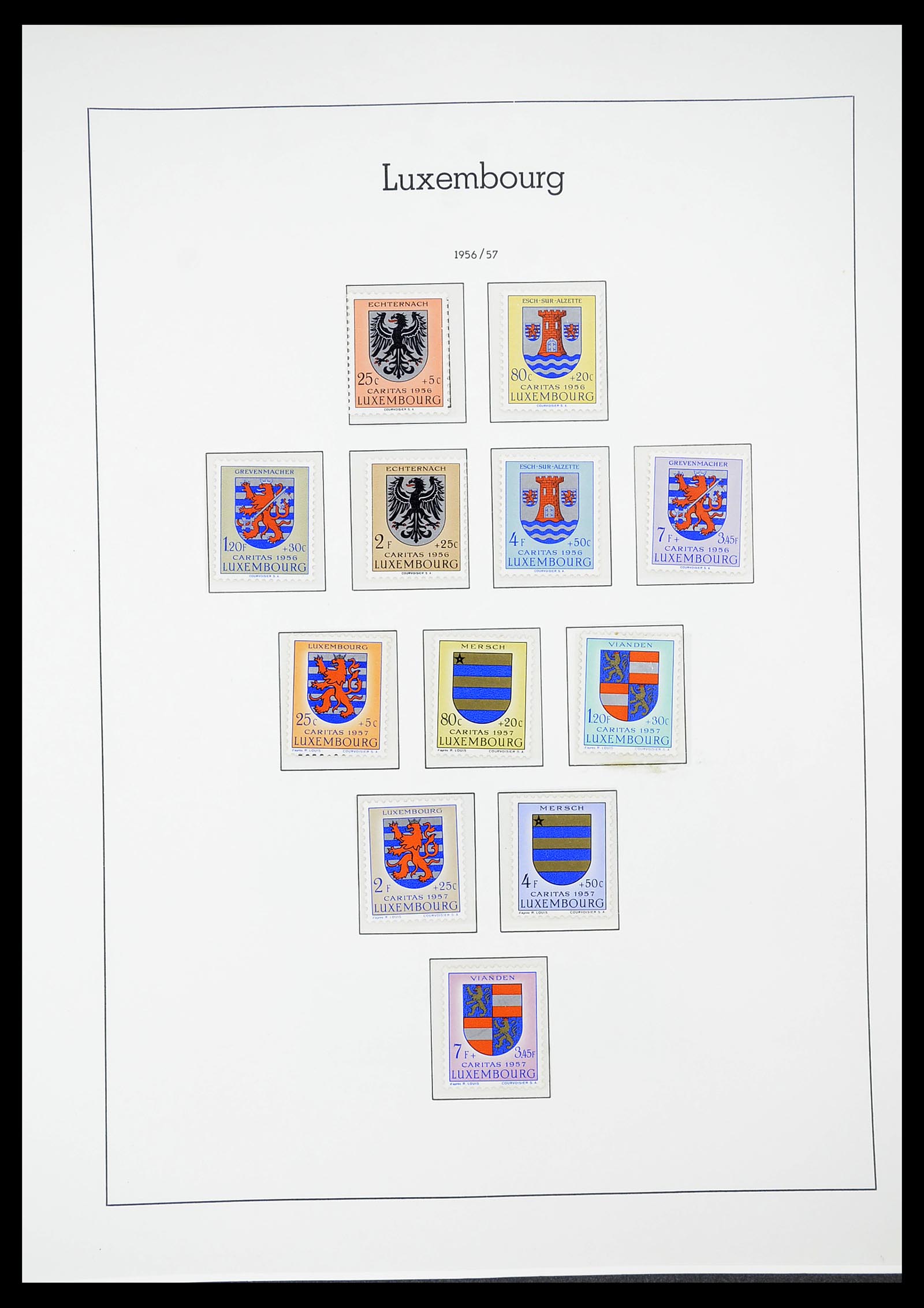 34651 059 - Postzegelverzameling 34651 Luxemburg 1852-1980.