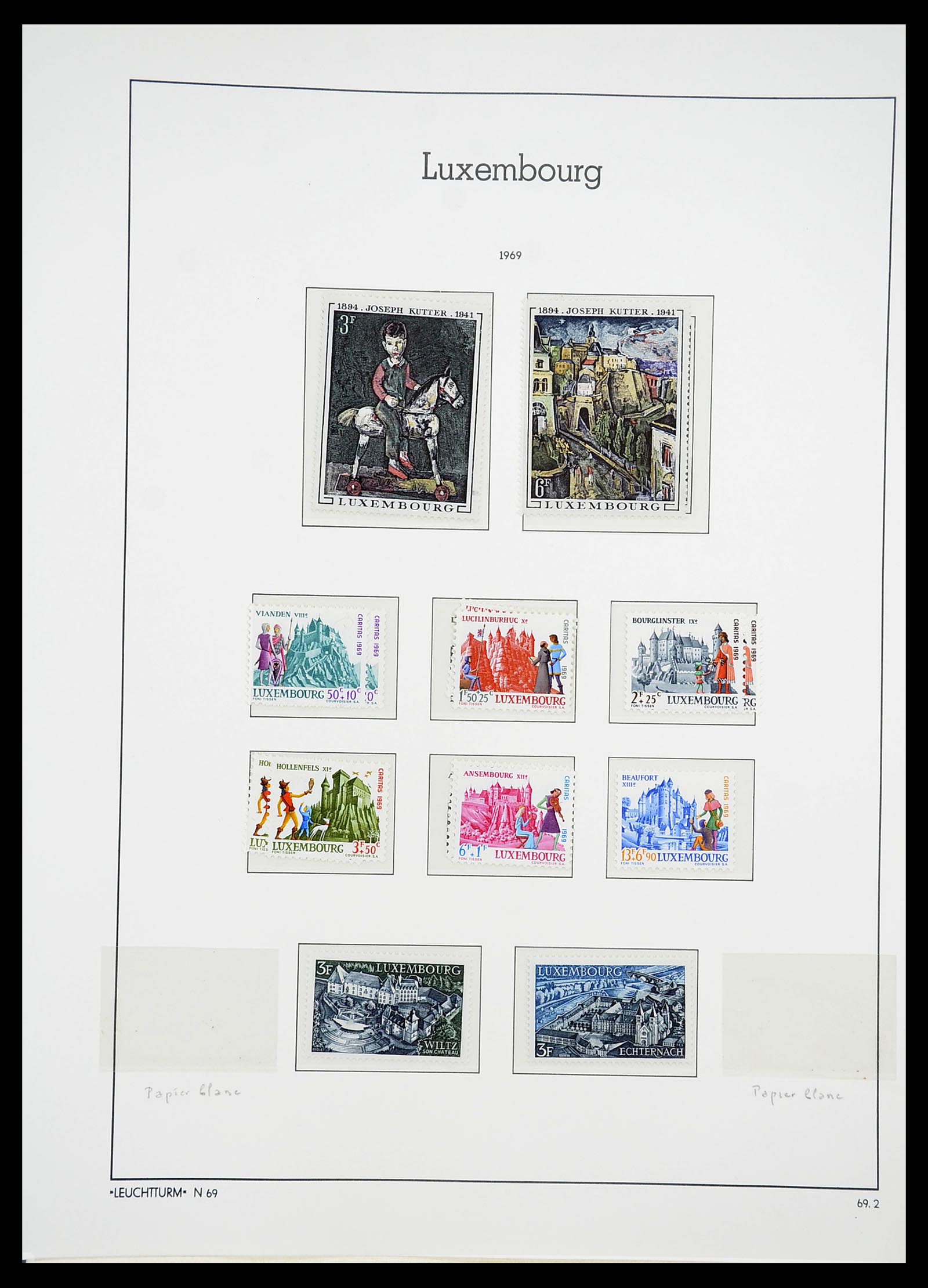 34651 082 - Postzegelverzameling 34651 Luxemburg 1852-1980.