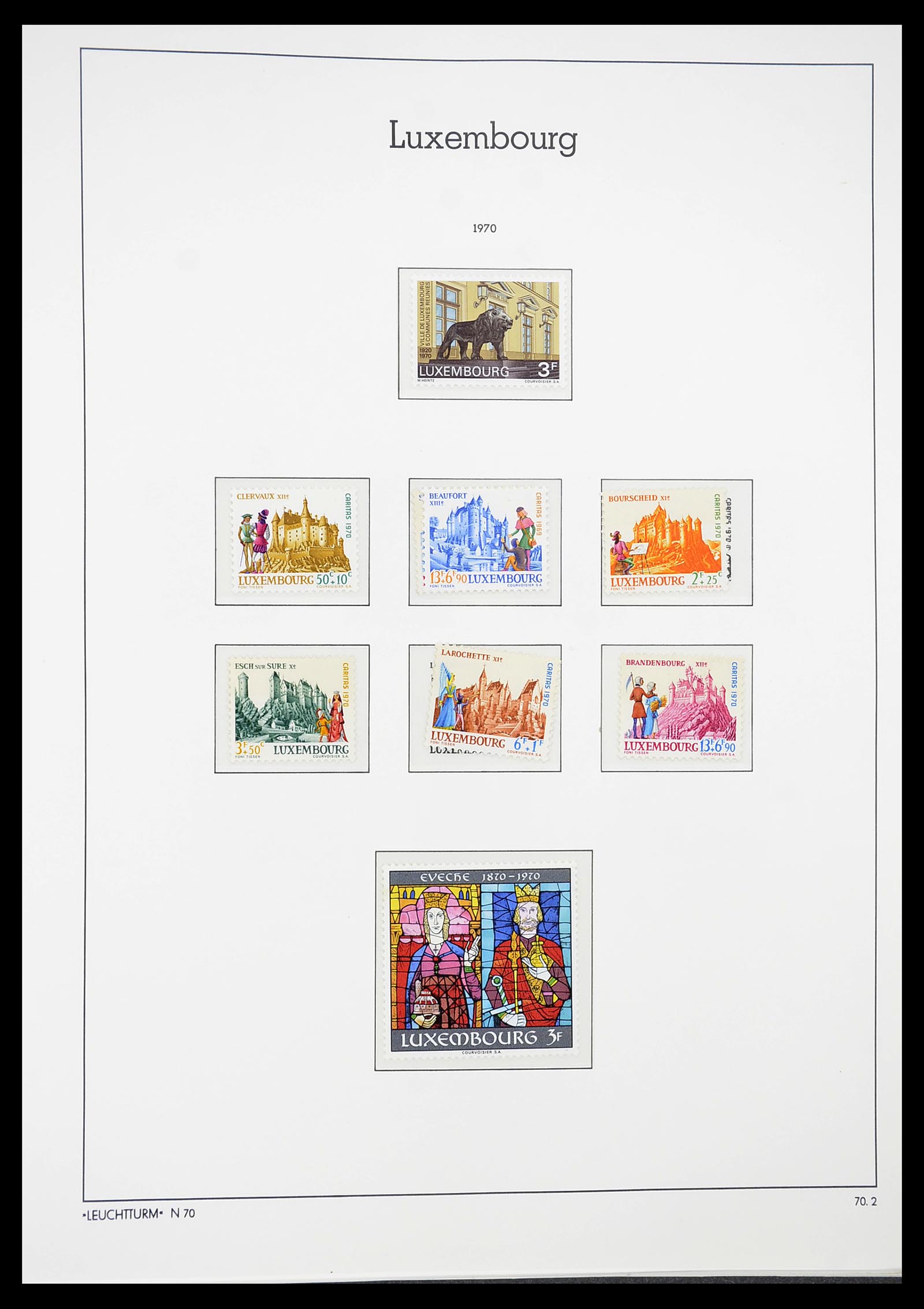 34651 084 - Postzegelverzameling 34651 Luxemburg 1852-1980.