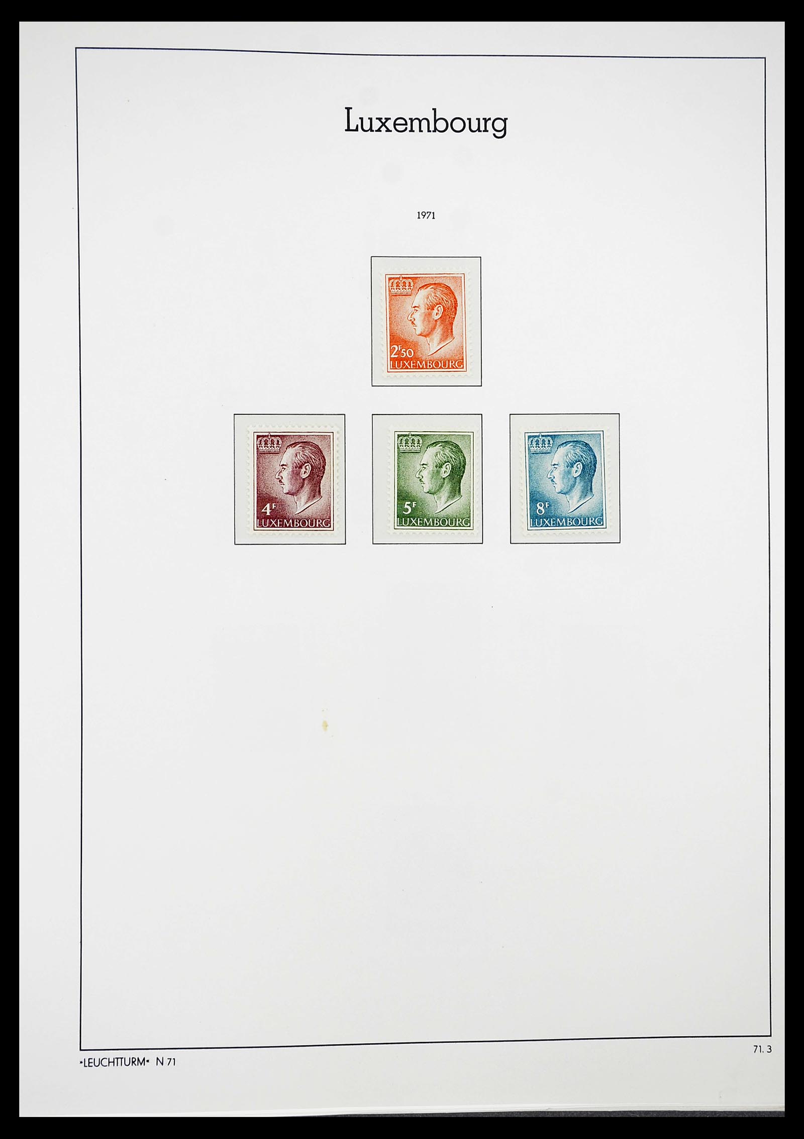 34651 087 - Postzegelverzameling 34651 Luxemburg 1852-1980.