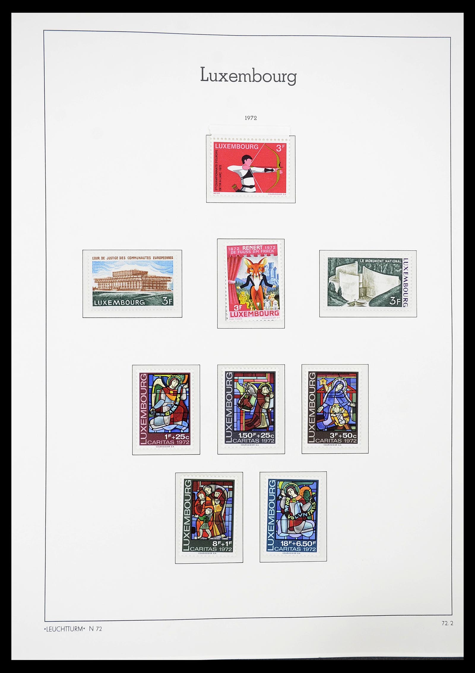 34651 089 - Postzegelverzameling 34651 Luxemburg 1852-1980.