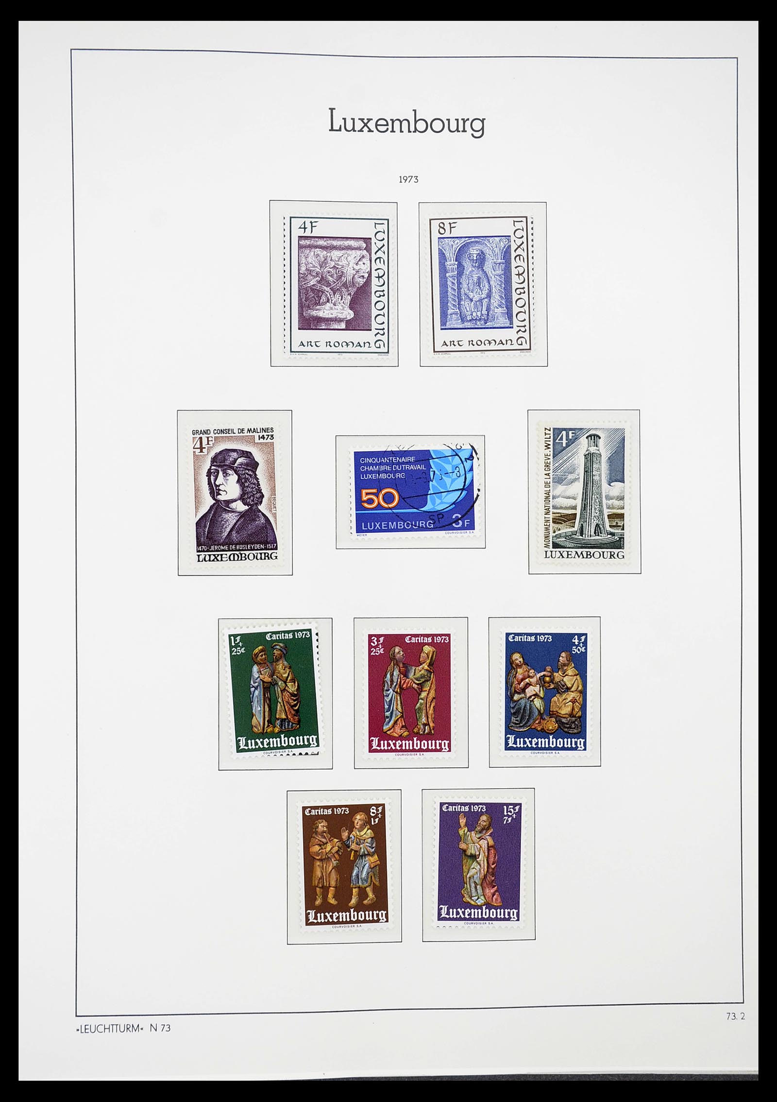 34651 091 - Postzegelverzameling 34651 Luxemburg 1852-1980.